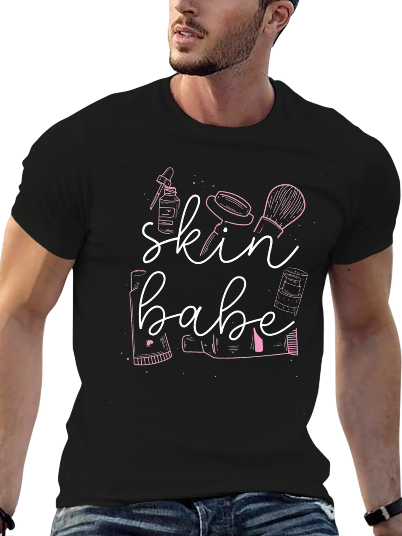 Black Skin Babe Graphic Tee - Stylish & Comfortable view 6