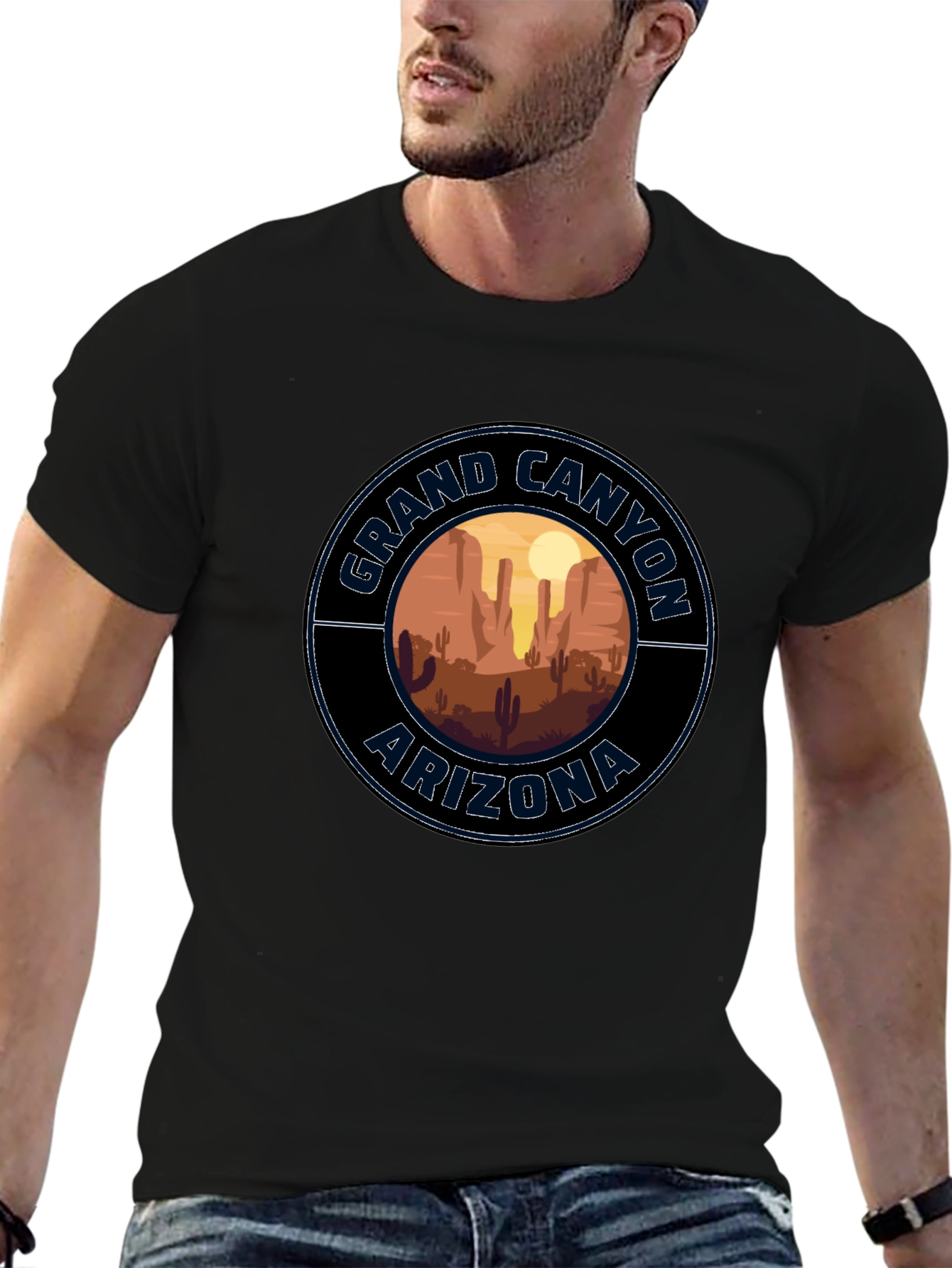 Black Grand Canyon Arizona Graphic Tee view 6