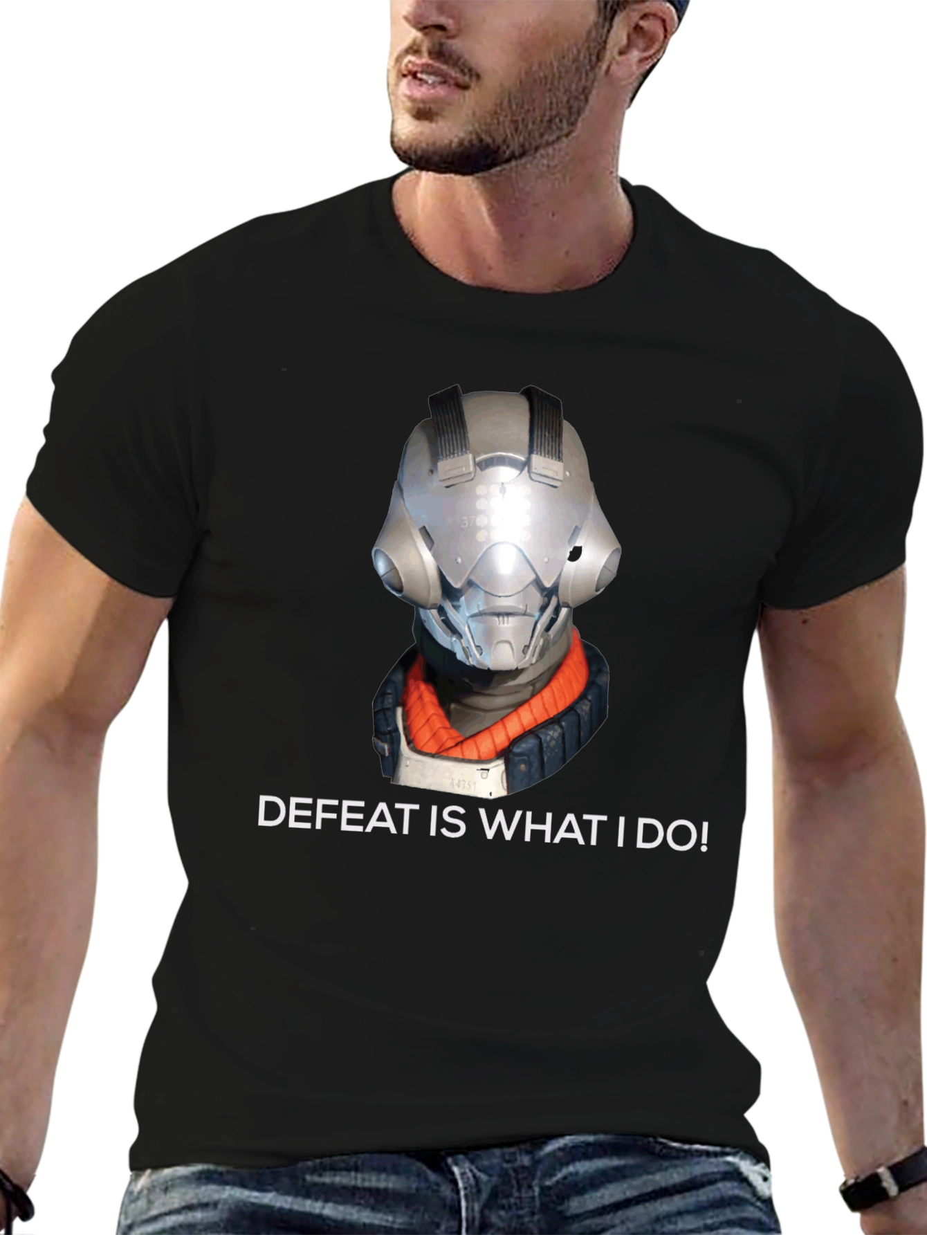 Black Defeat is What I Do T-Shirt - Gaming Tee view 6