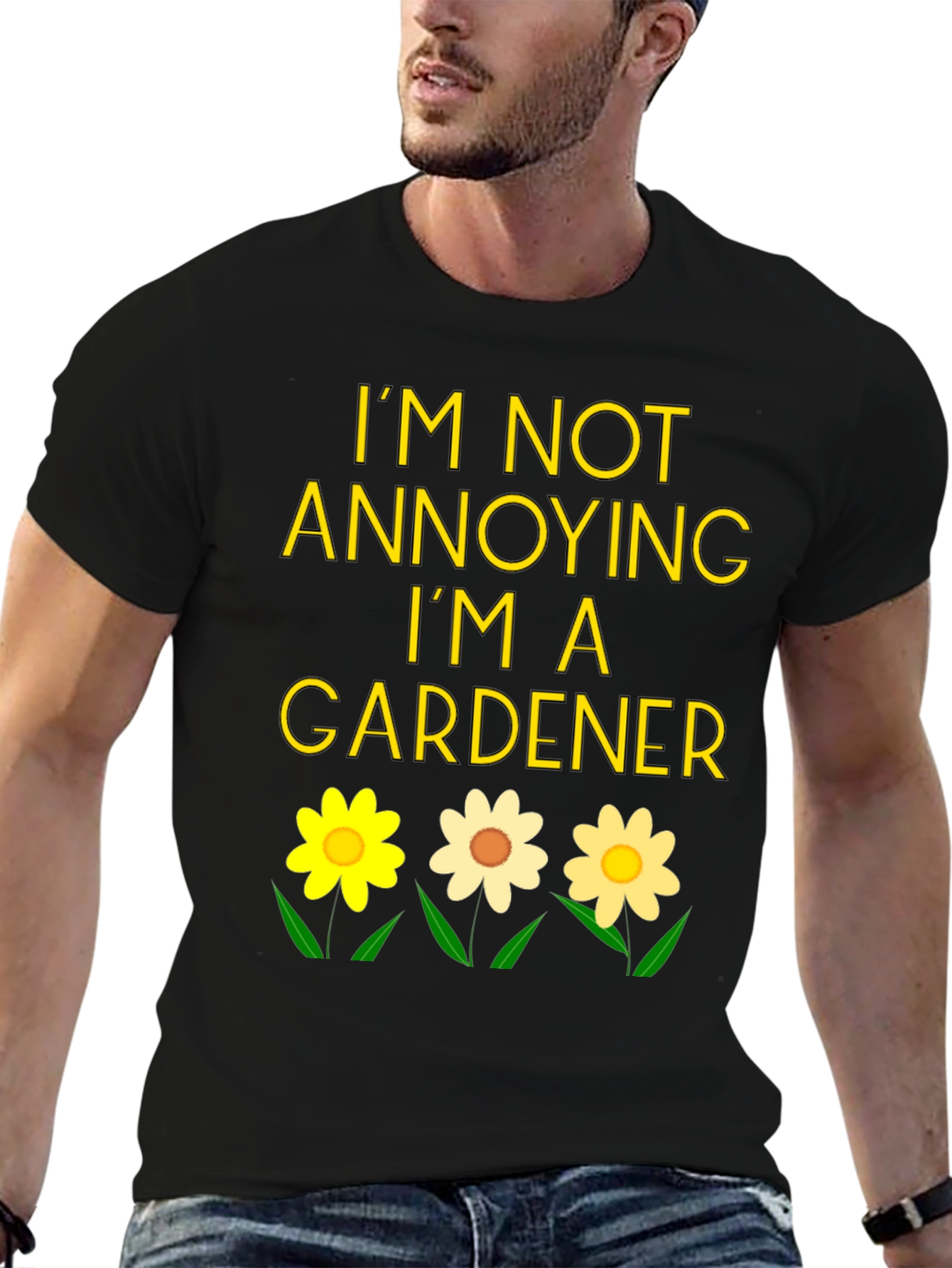 Black Gardener Humor Graphic Tee view 6