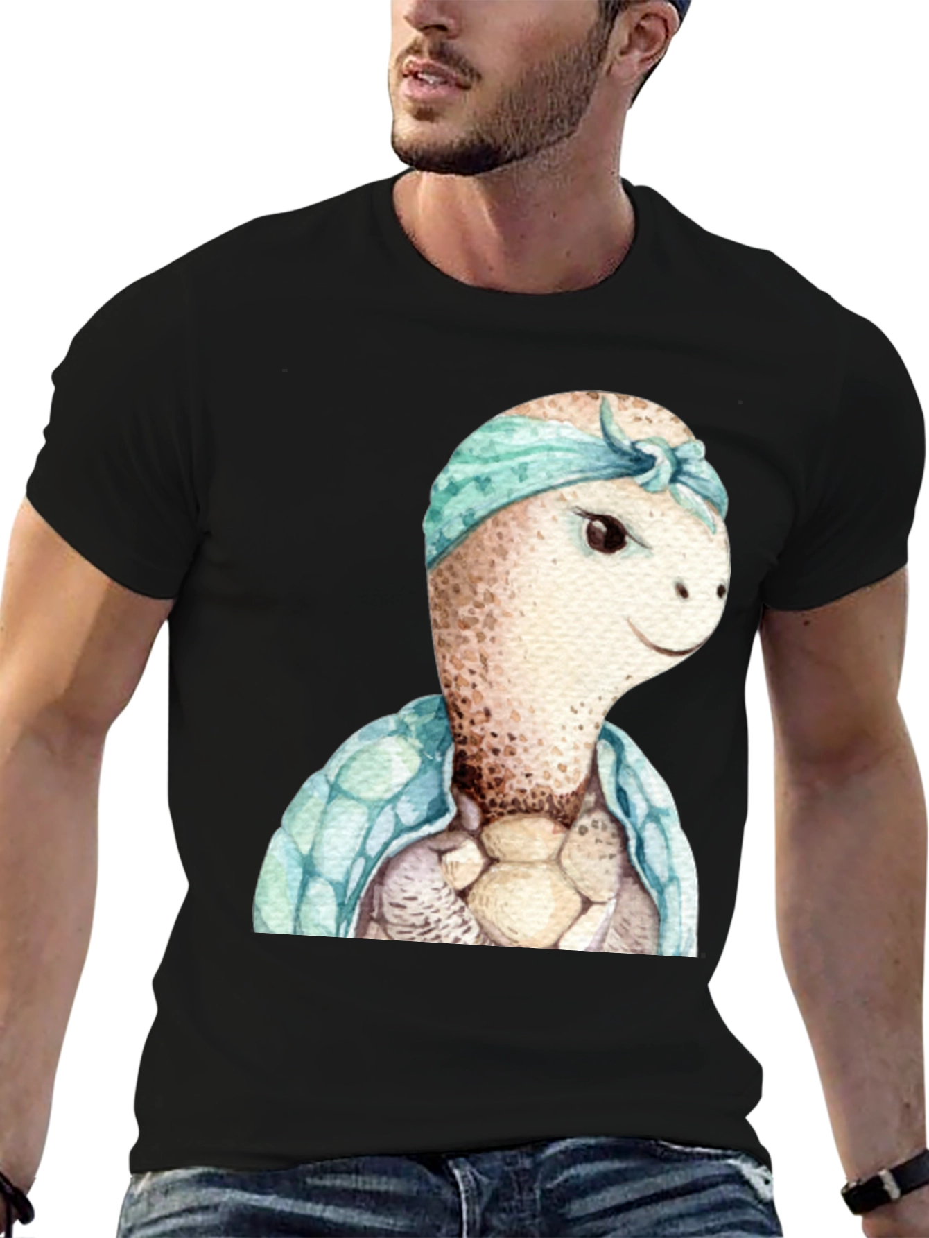 Black Turtle Graphic Tee view 6