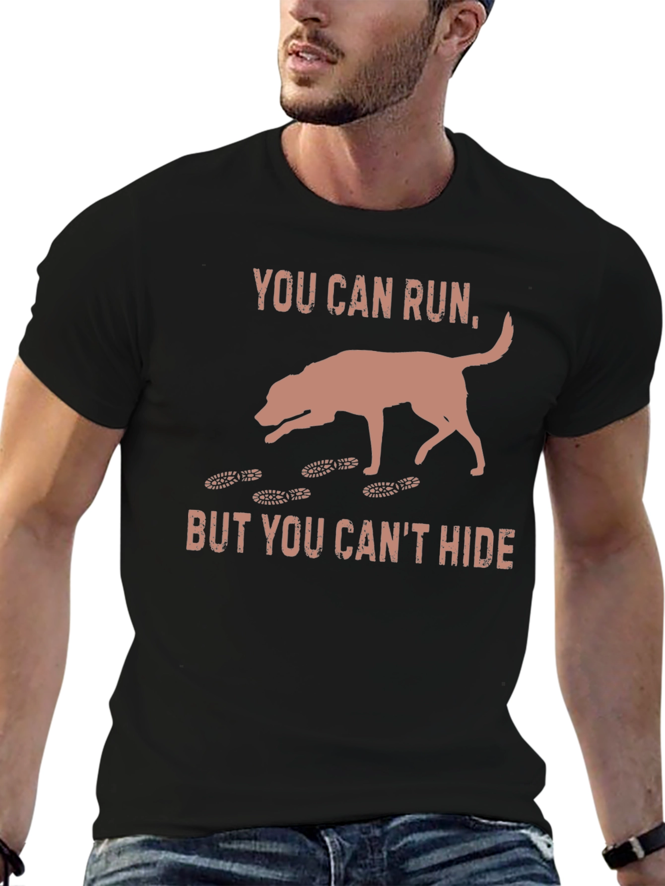 Black You Can Run T-Shirt view 6