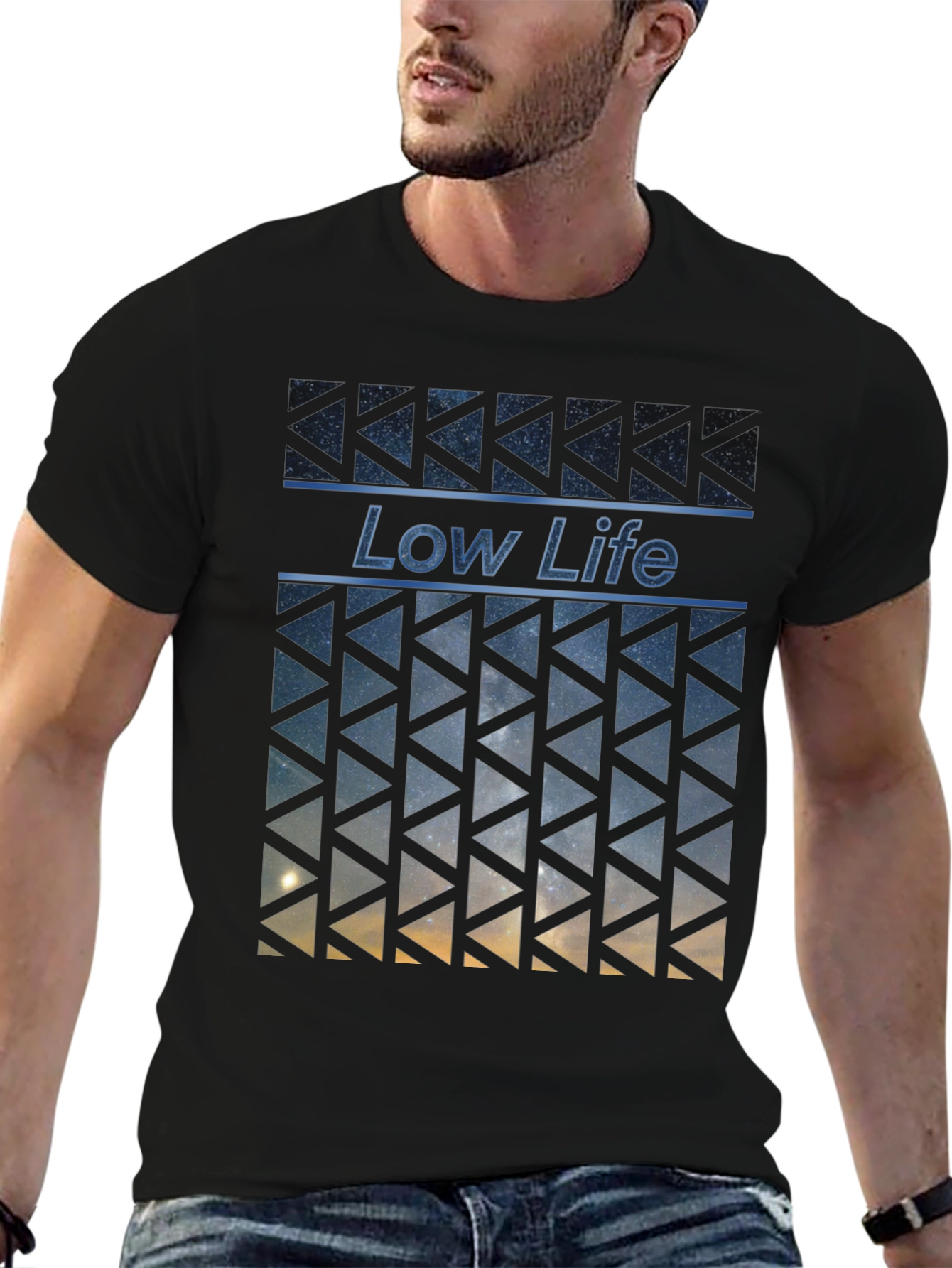 Black Low Life Graphic Print T-Shirt - Cool Streetwear Style view 6