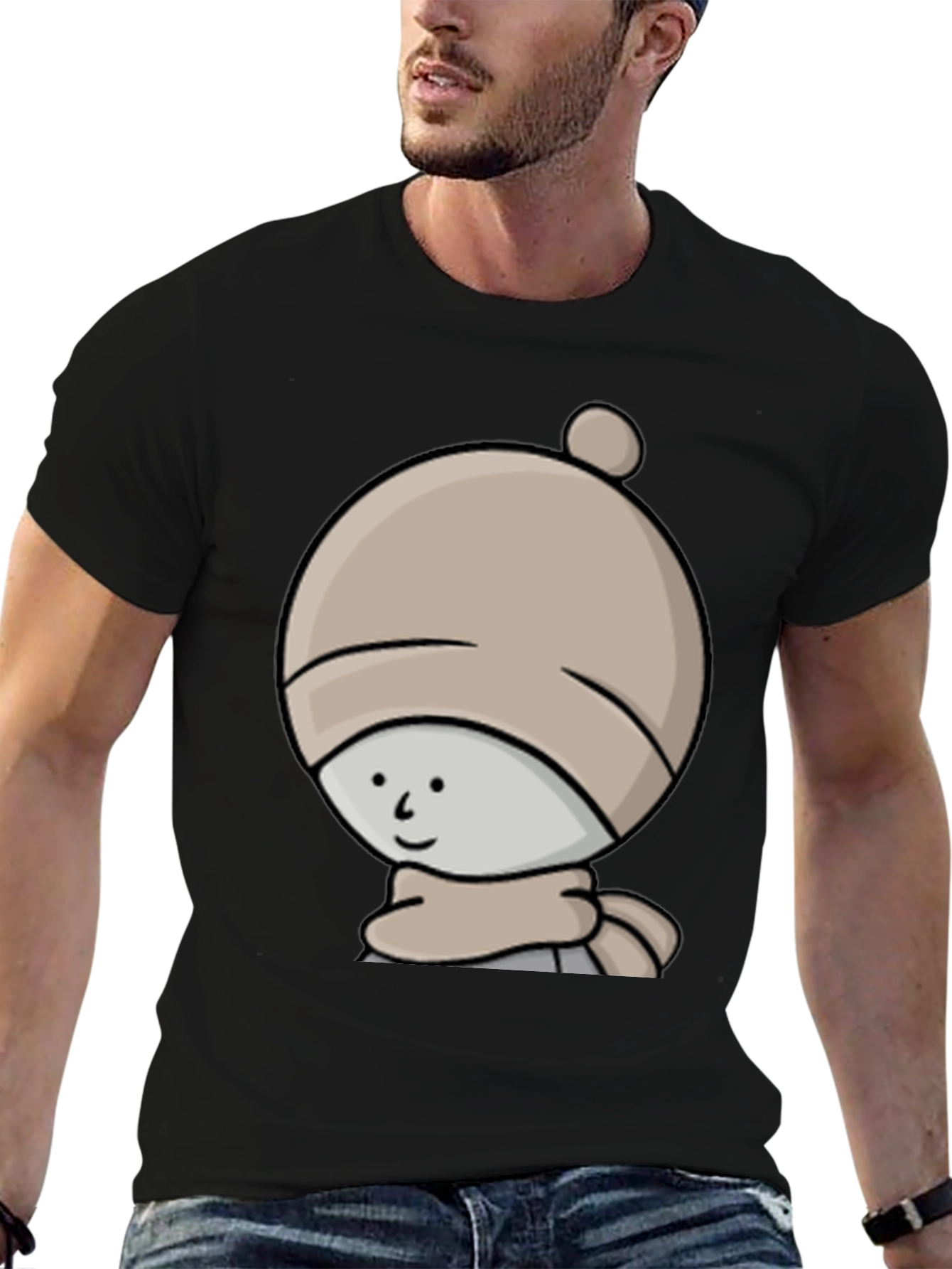 Cartoon Character Graphic Tee - 6