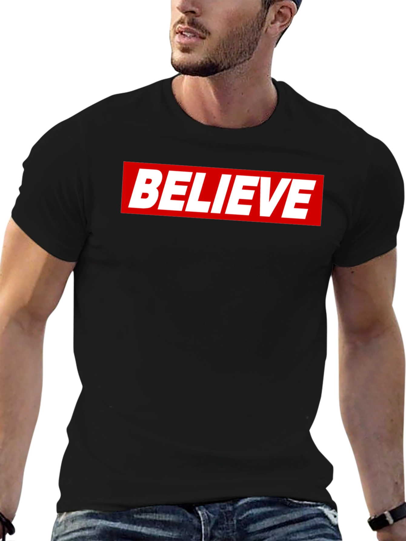 Believe Graphic Tee - Classic Crew Neck - 6