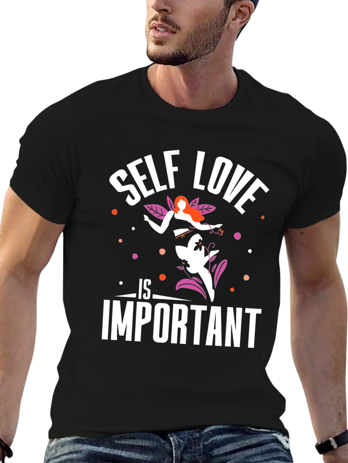 Black Self Love Graphic Tee - Stylish Unisex Fit view 6