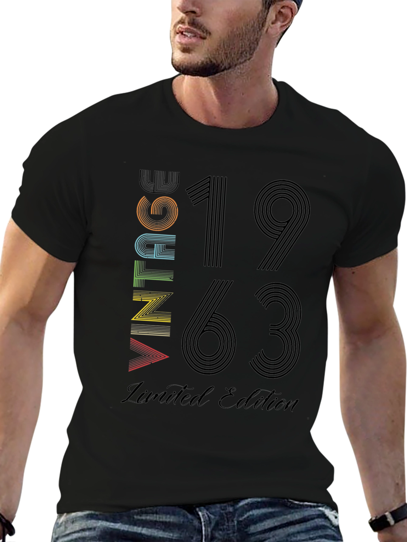 Black Vintage 1963 Limited Edition Graphic Tee view 6