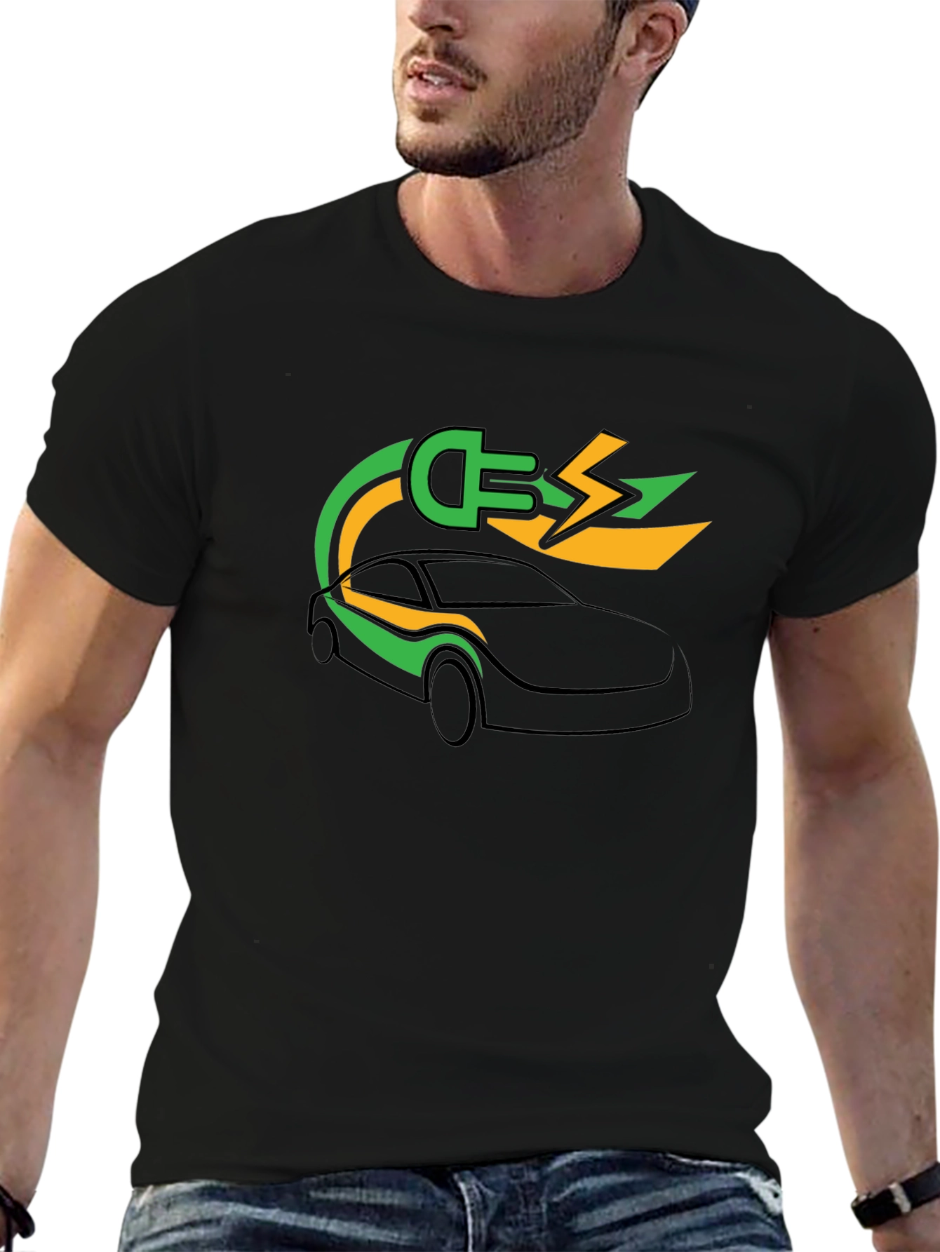 Electric Car T-Shirt - Eco-Friendly Design - 6