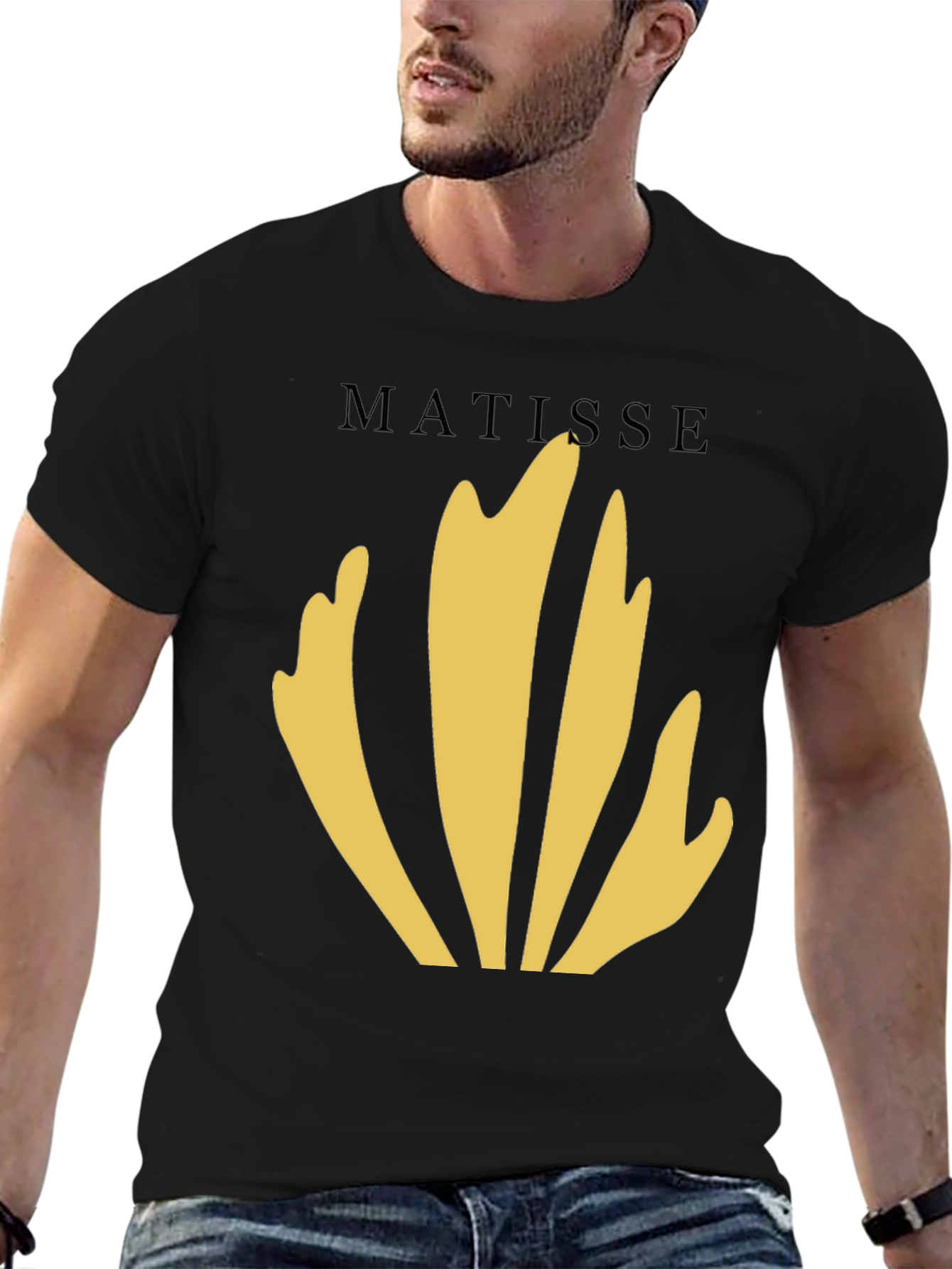Black Matisse Inspired Graphic Tee view 6