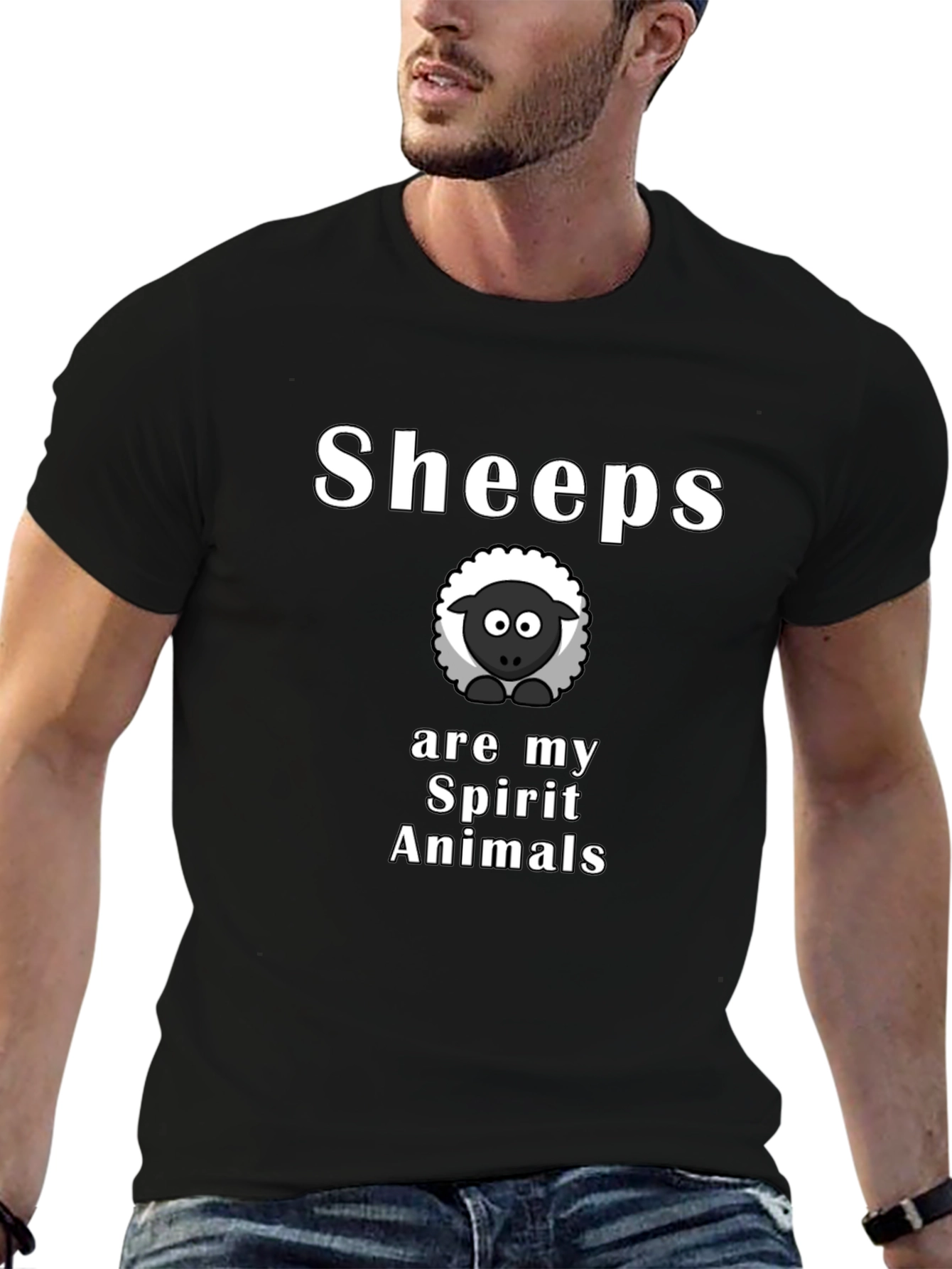 Black Sheep Spirit Animal Graphic Tee view 6