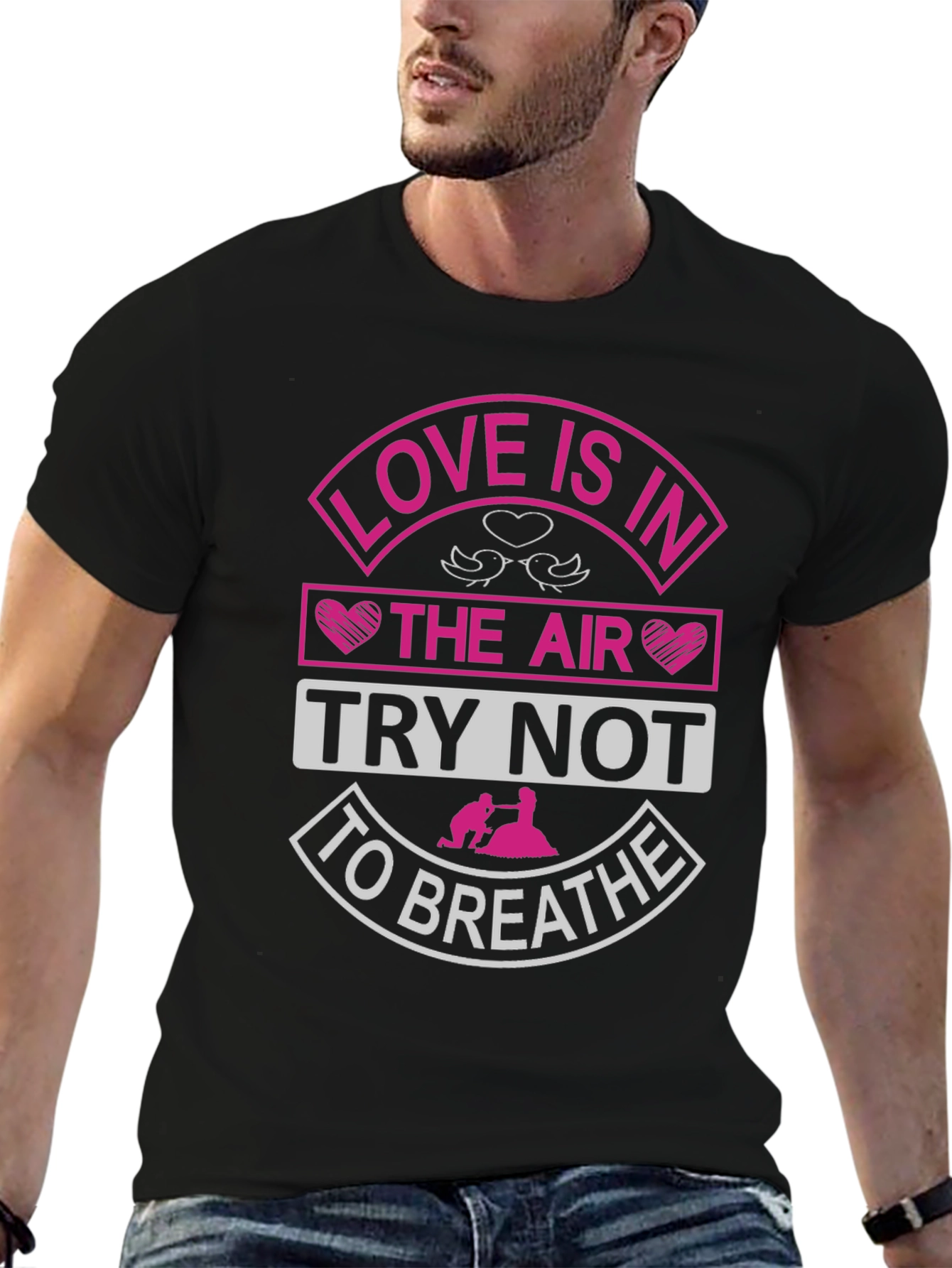 Black Love is in the Air - Graphic T-Shirt view 6