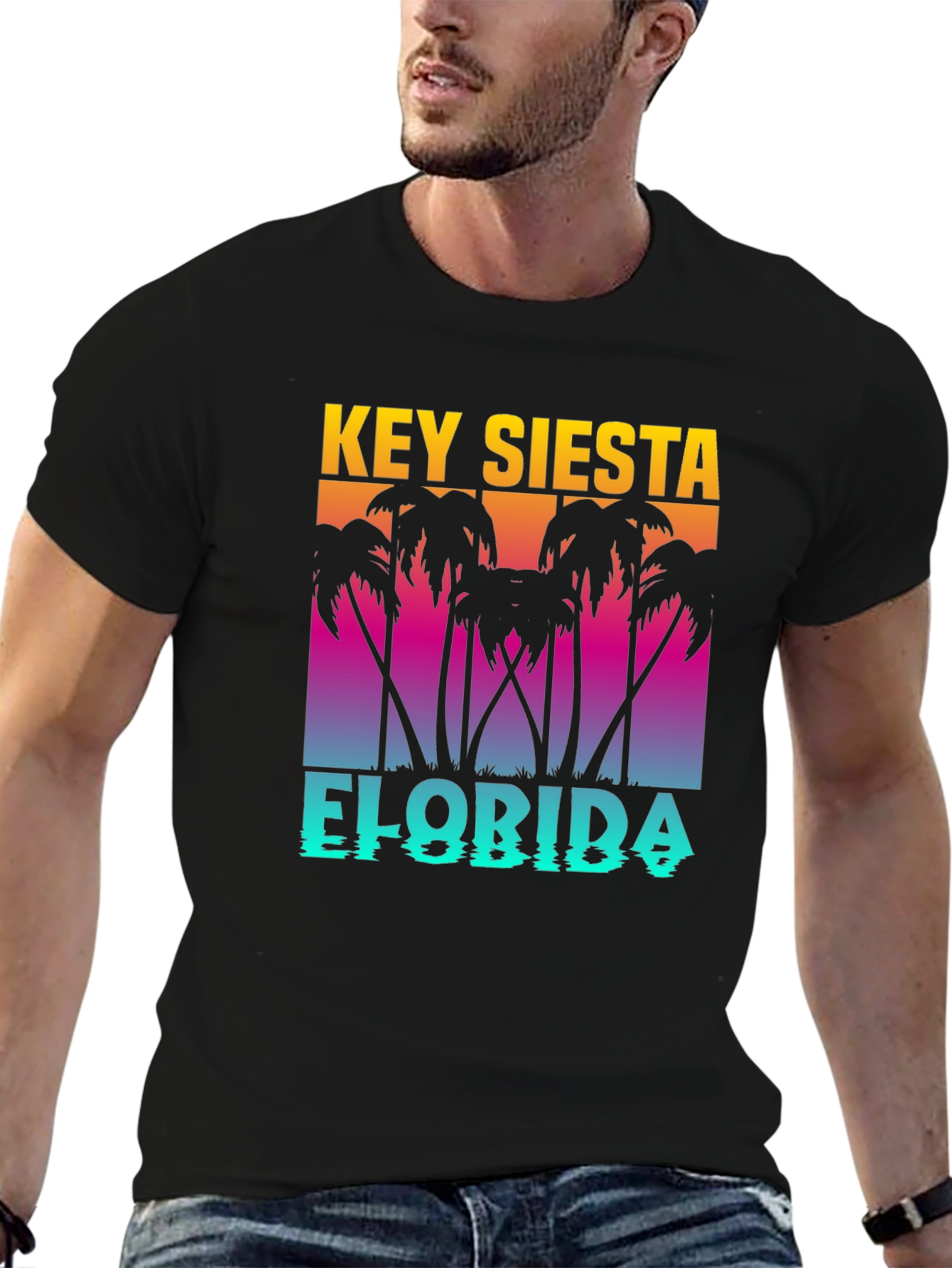 Black Key Siesta Florida Graphic Tee view 6