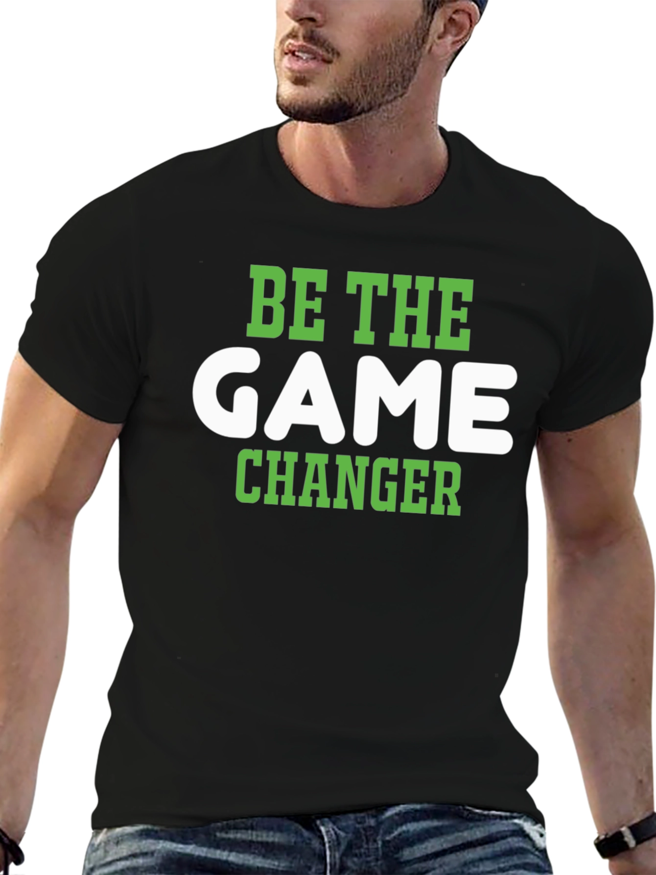 Black Be The Game Changer T-Shirt view 6