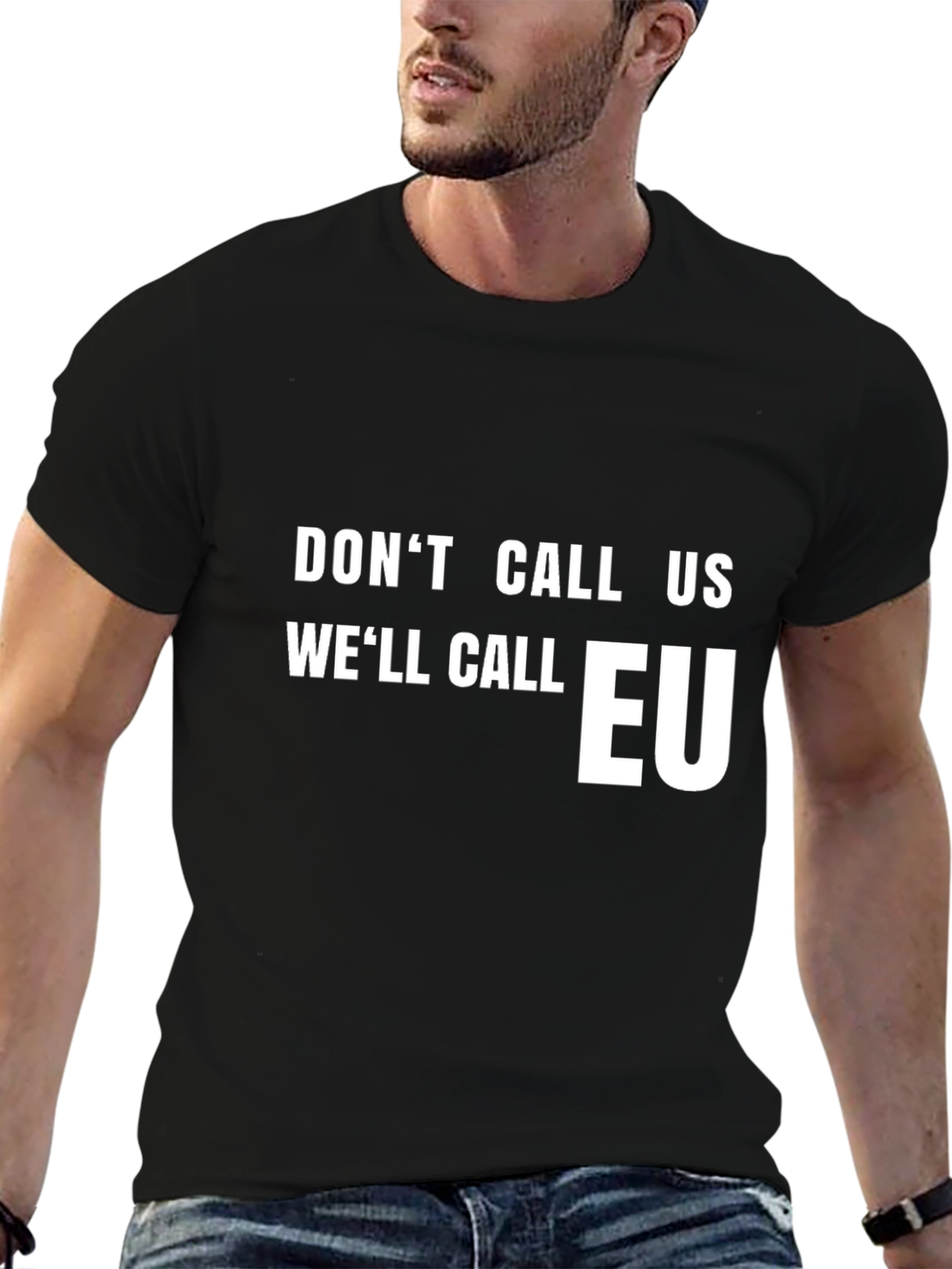 Black Don't Call Us, We'll Call EU T-Shirt view 6