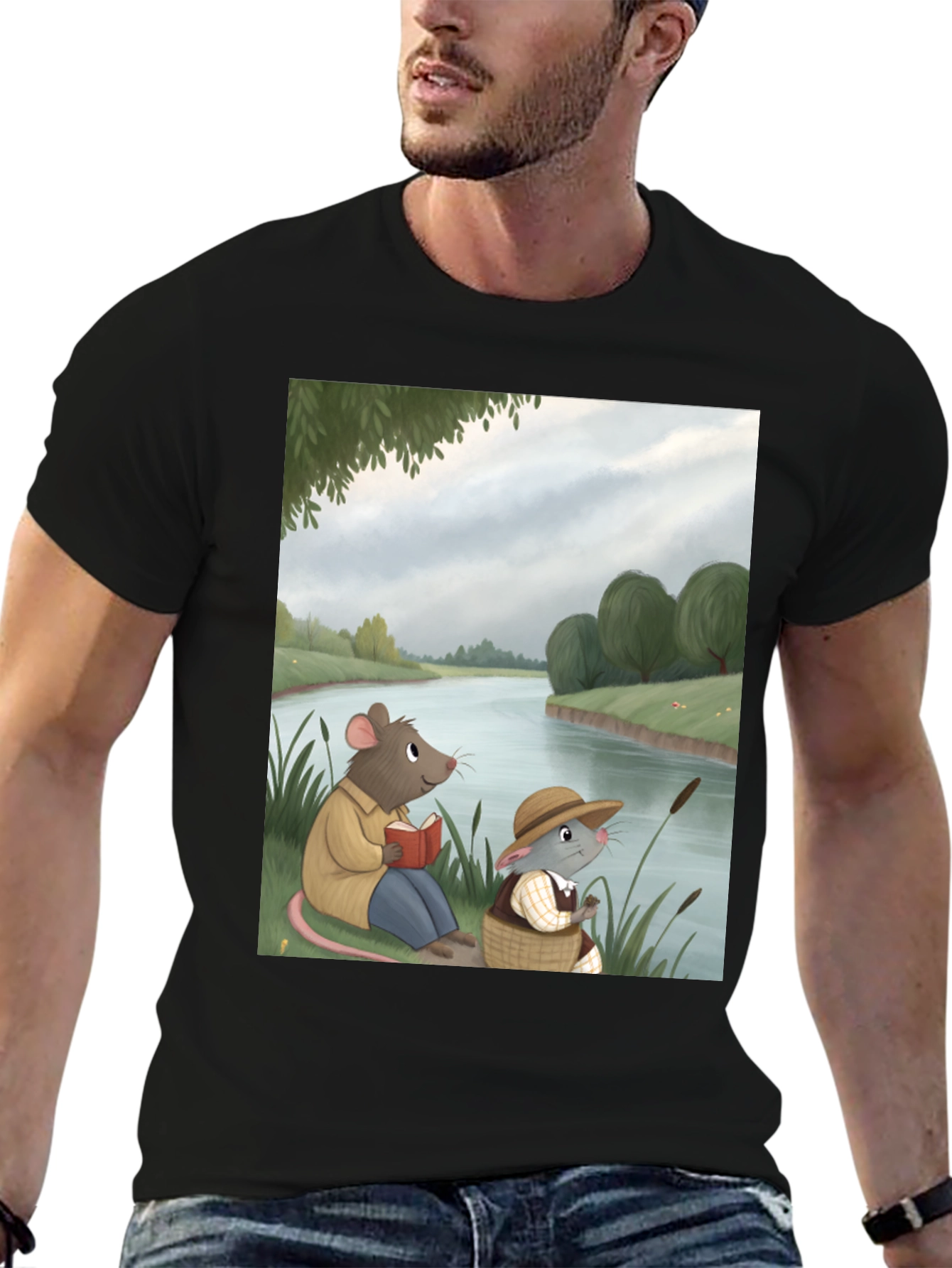 Black Mouse River Reading Tee view 6