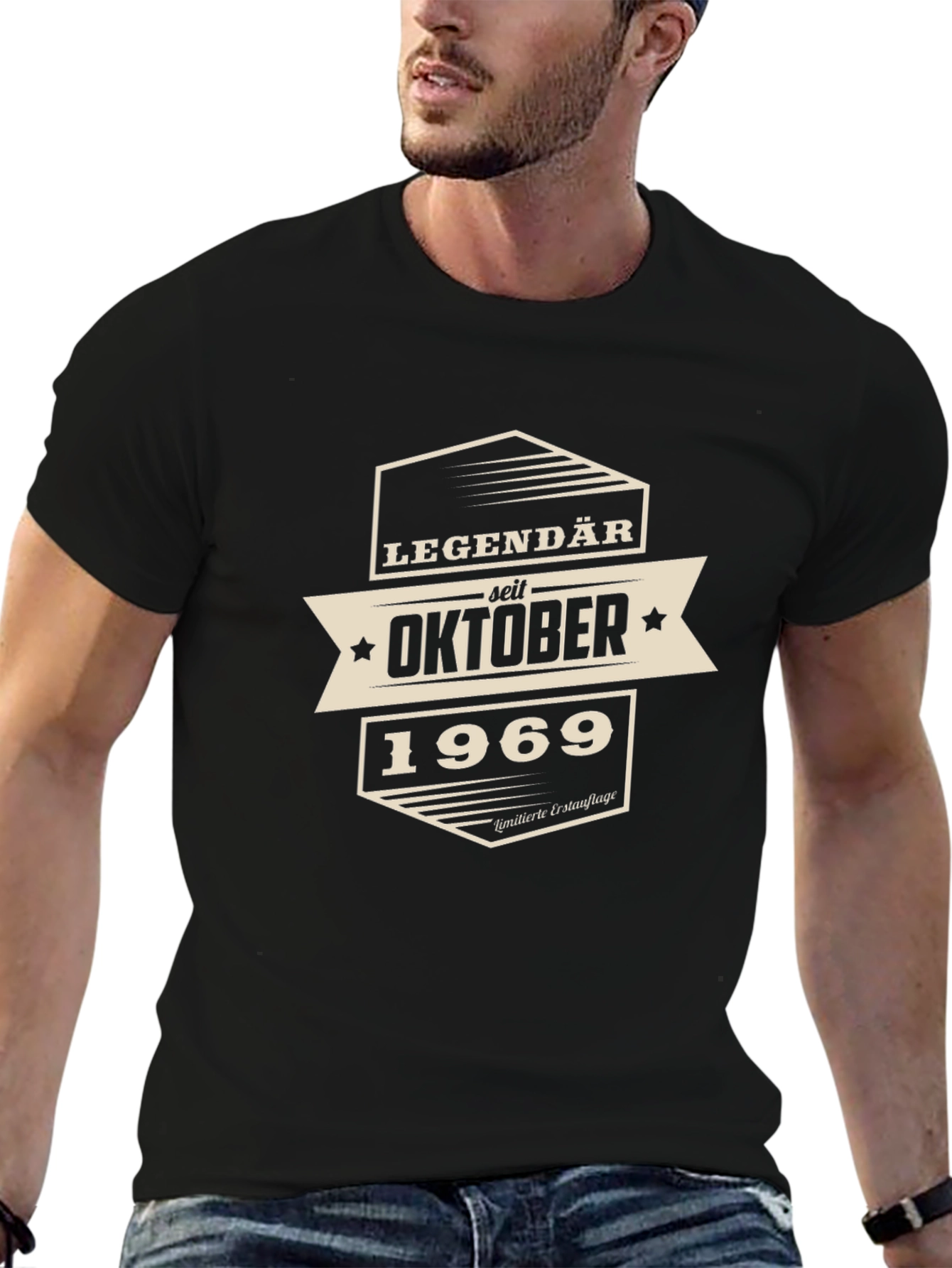 Black Legendary Since October 1969 Black T-Shirt view 6