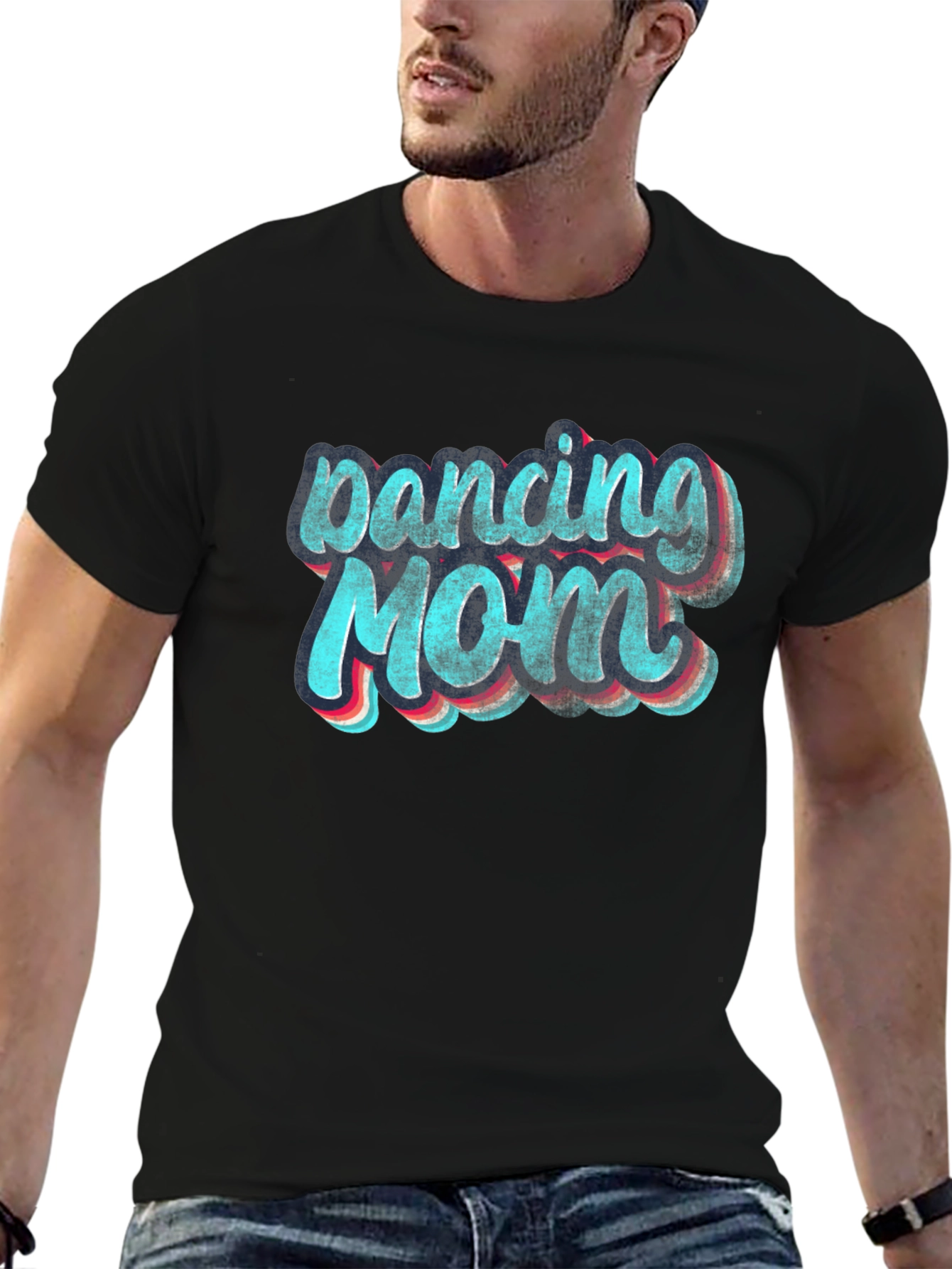 Black Dancing Mom Graphic T-Shirt view 6