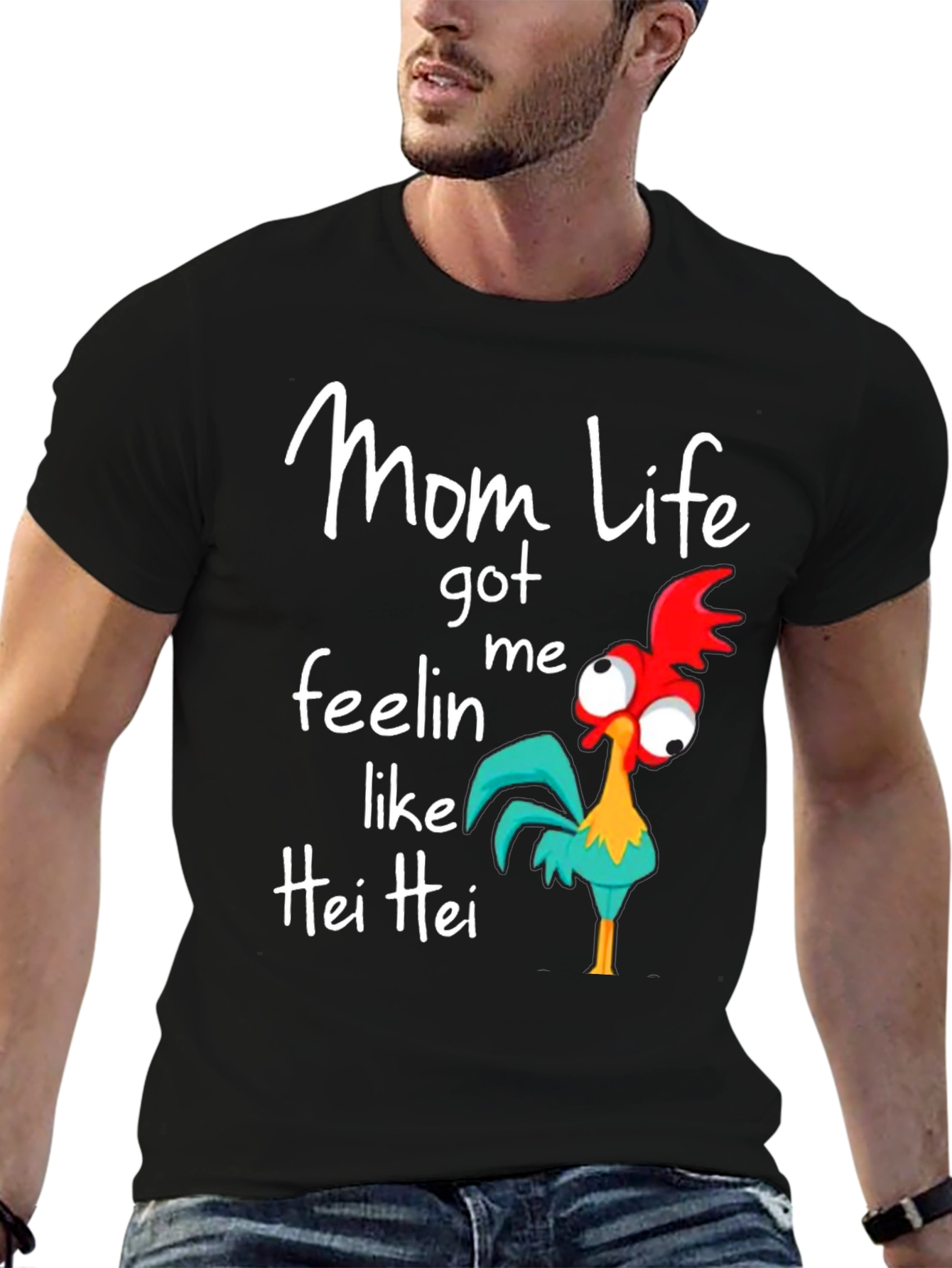 Black Mom Life Hei Hei Graphic Tee view 6