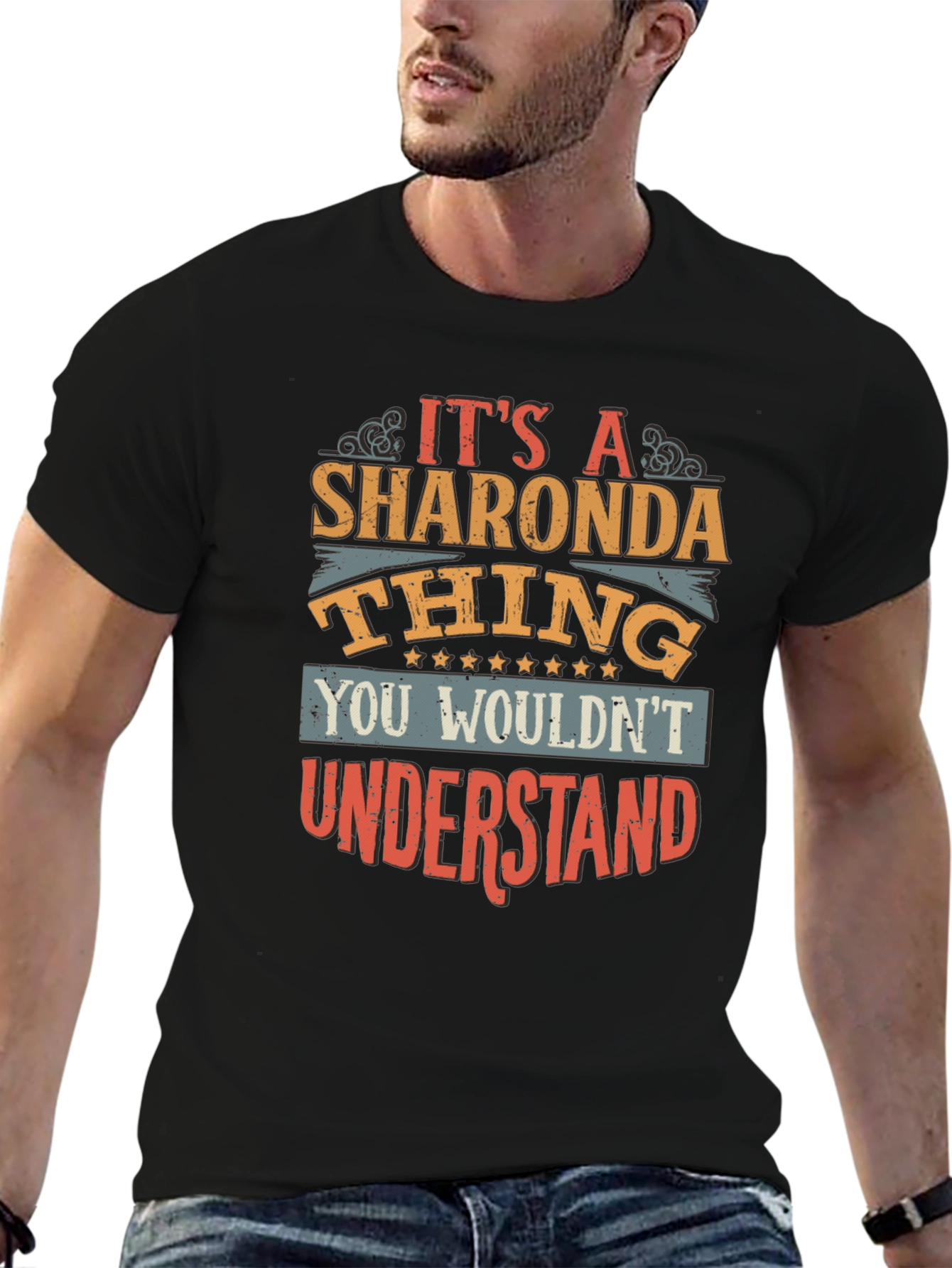 Black Sharonda Thing T-Shirt - You Wouldn't Understand! view 6