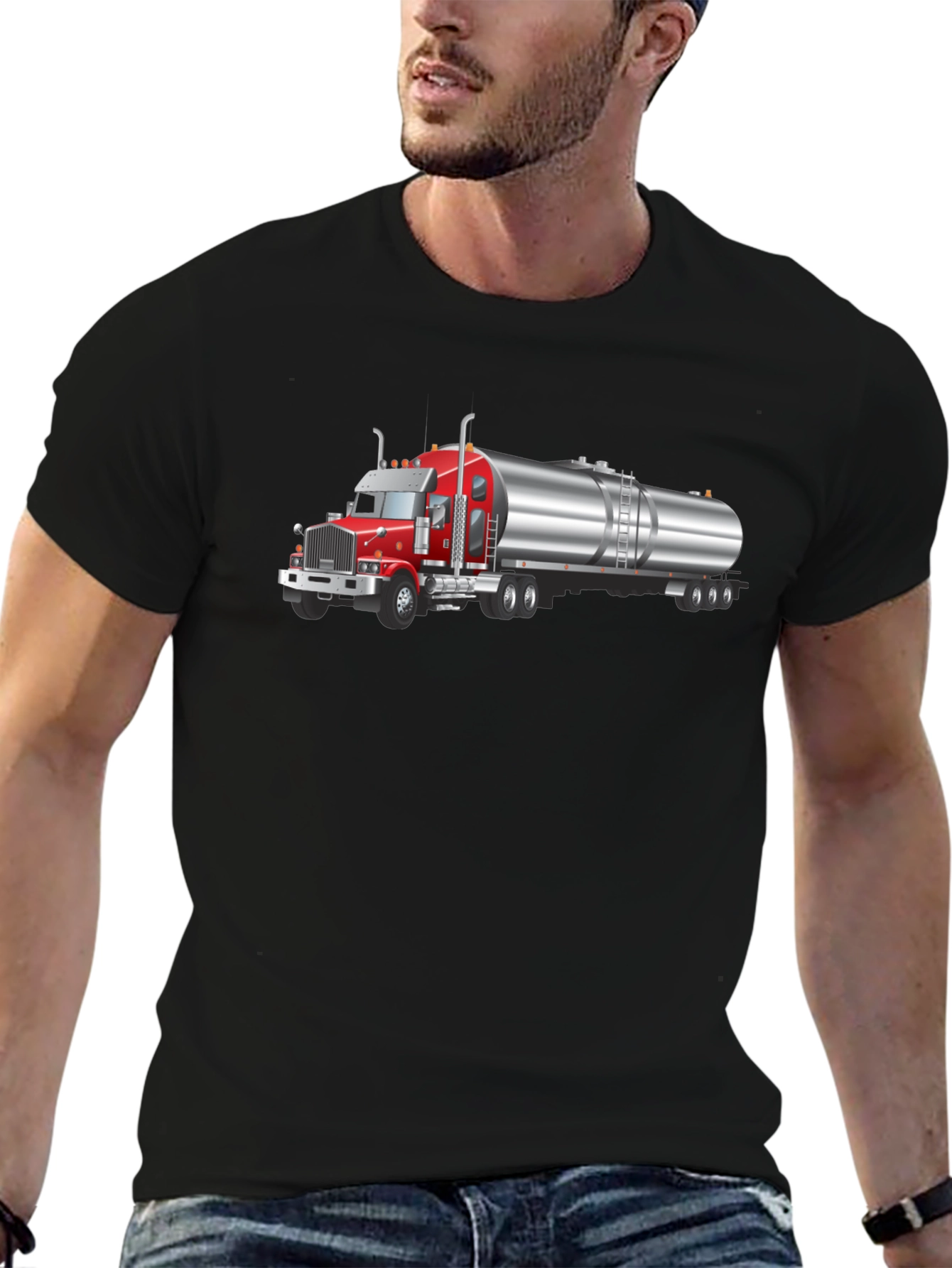 Black Truck T-Shirt - Cool Graphic Tee for Vehicle Lovers view 6