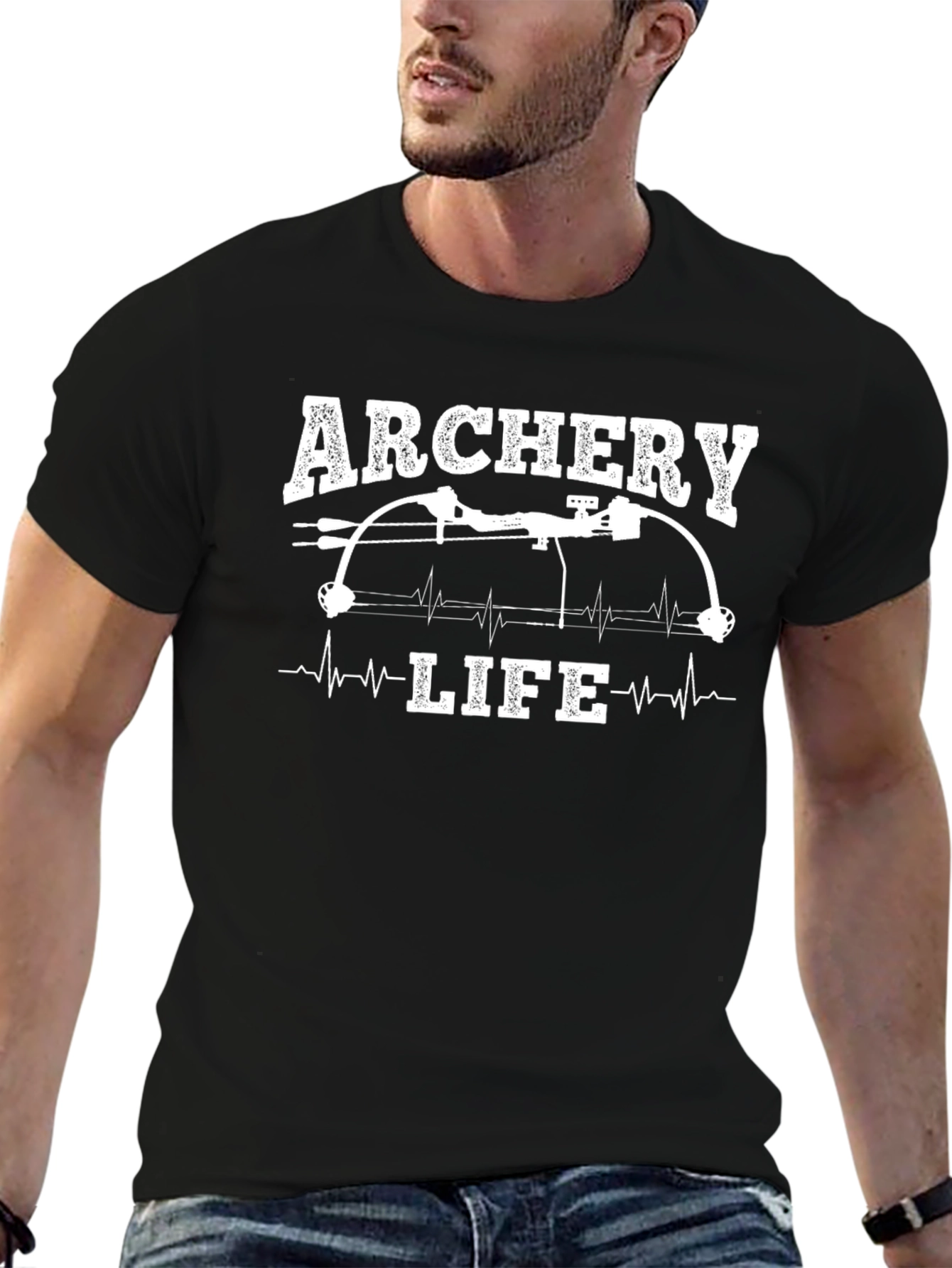Black Archery Life T-Shirt Black view 6