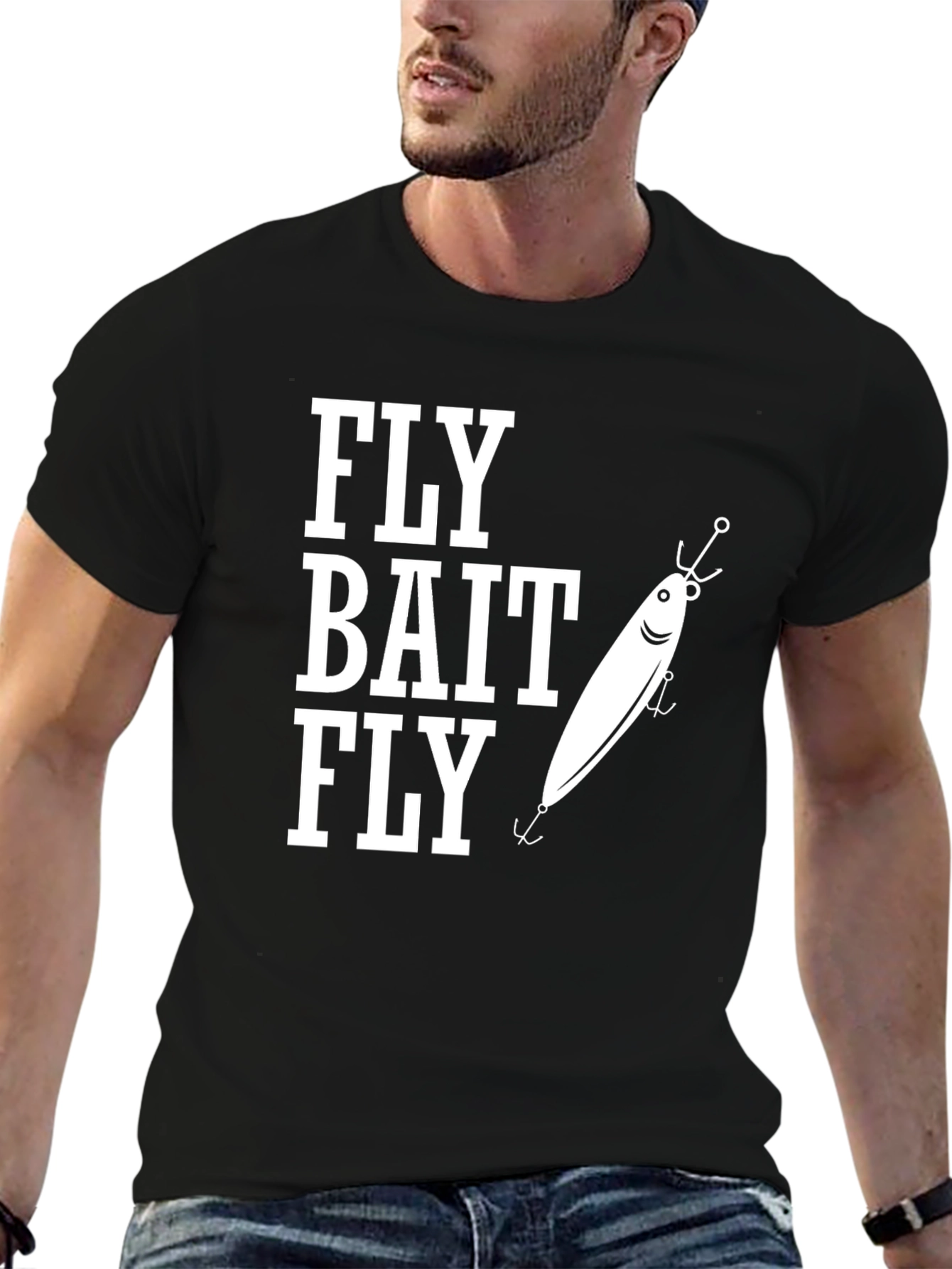 Fly Bait Fly Fishing T-Shirt - Graphic Tee - 6