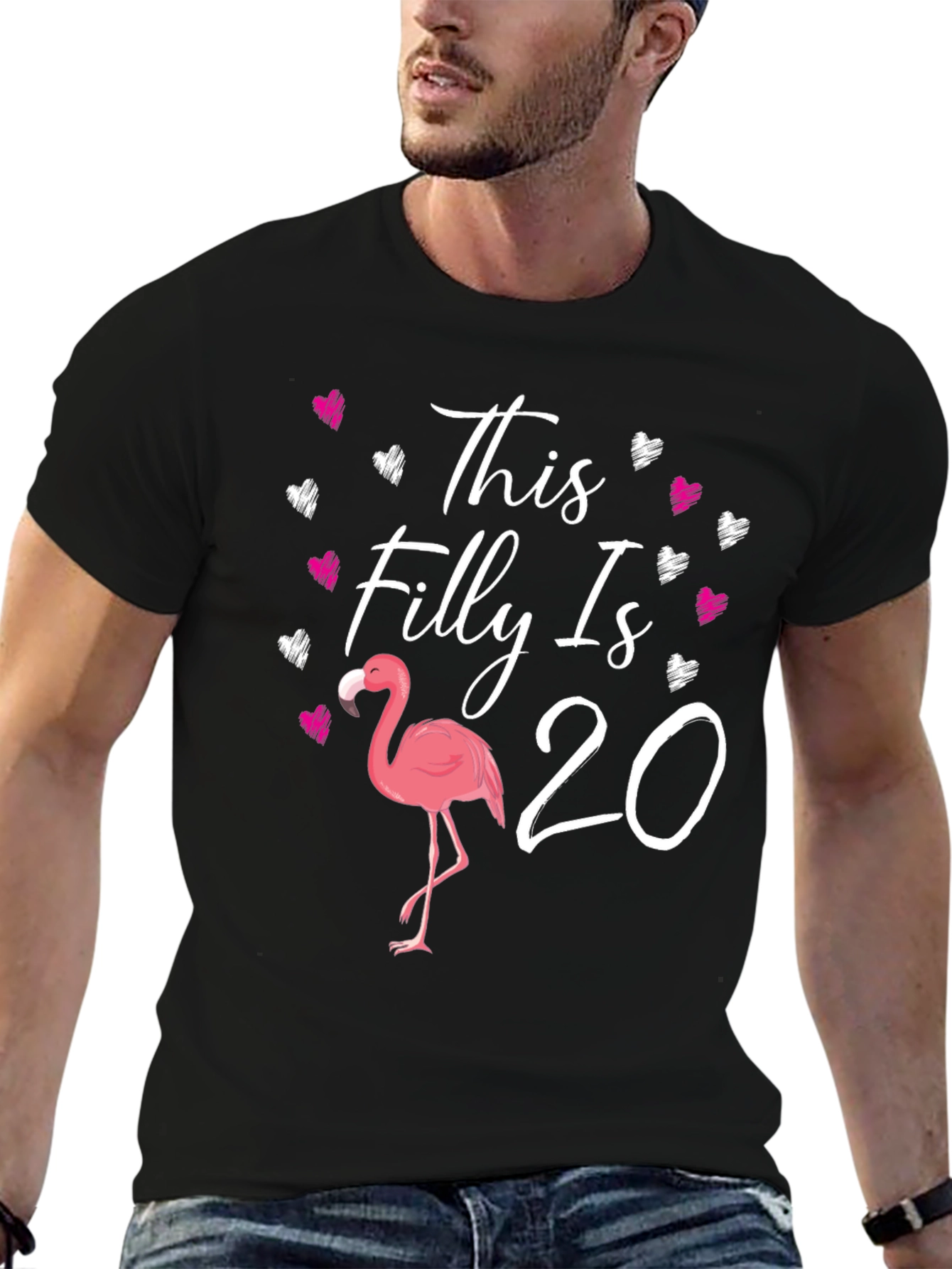 This Filly Is 20 T-Shirt Flamingo Bday - 6