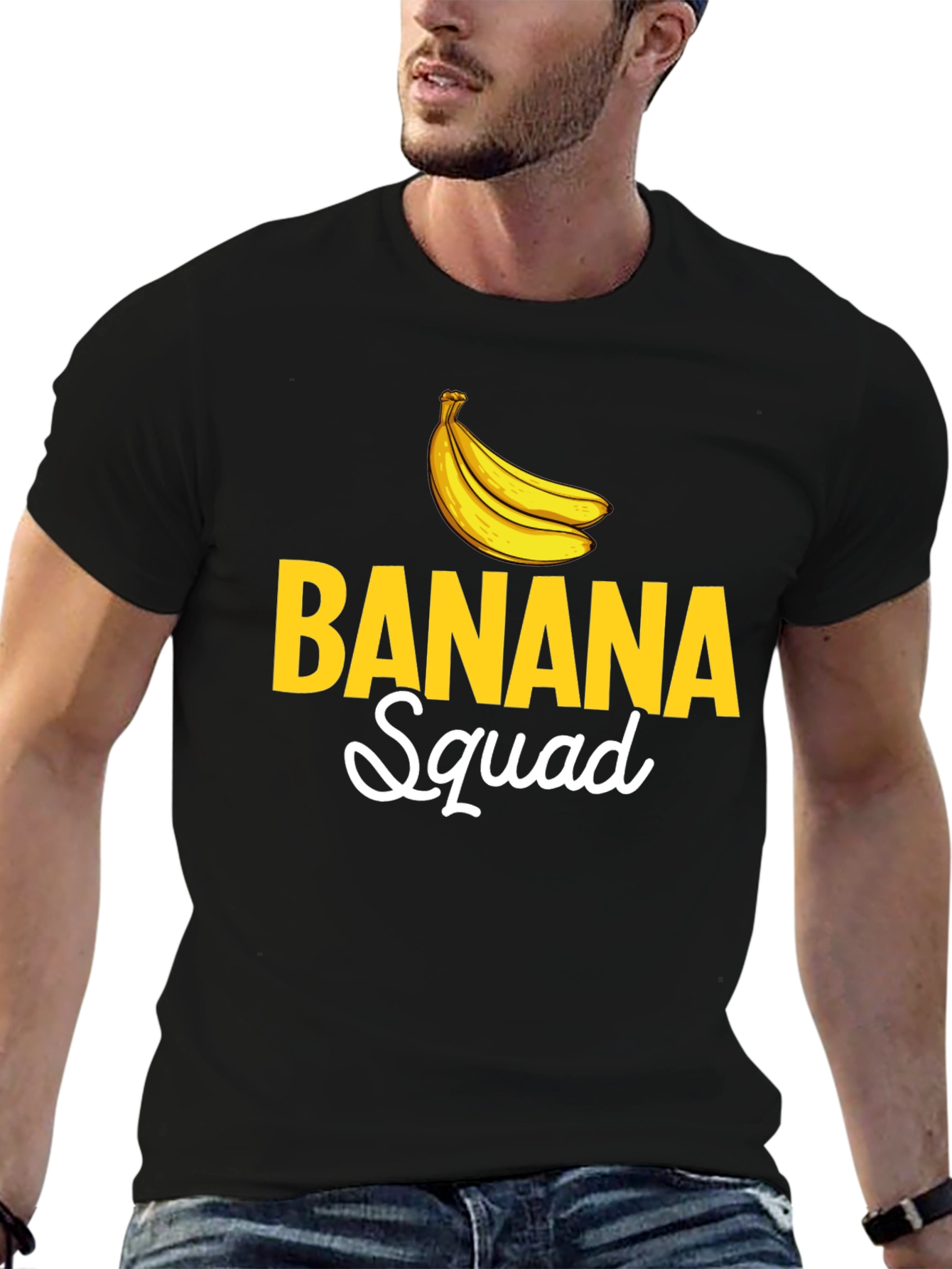 Black Banana Squad Graphic T-Shirt view 6