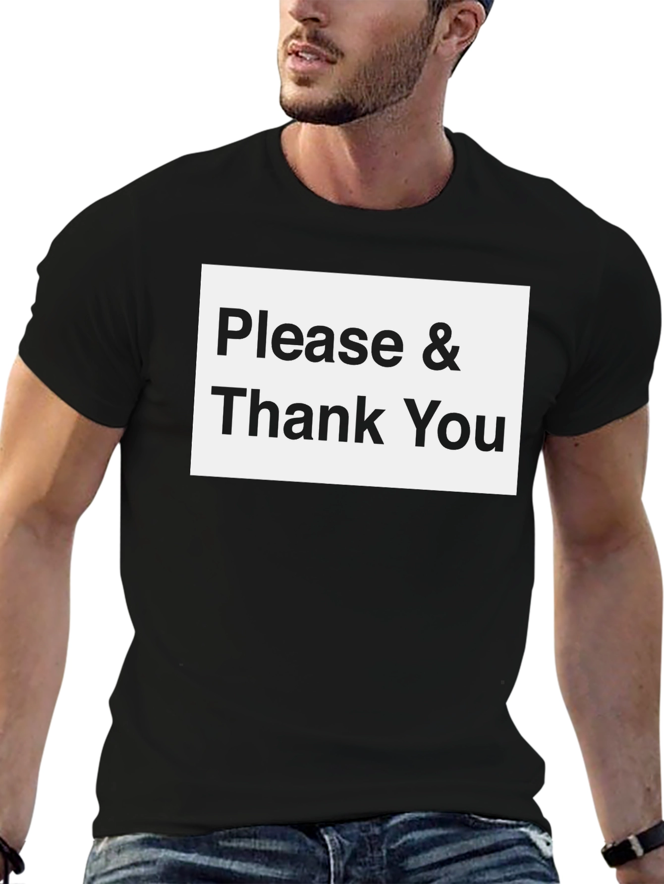 Black Please & Thank You Black T-Shirt view 6