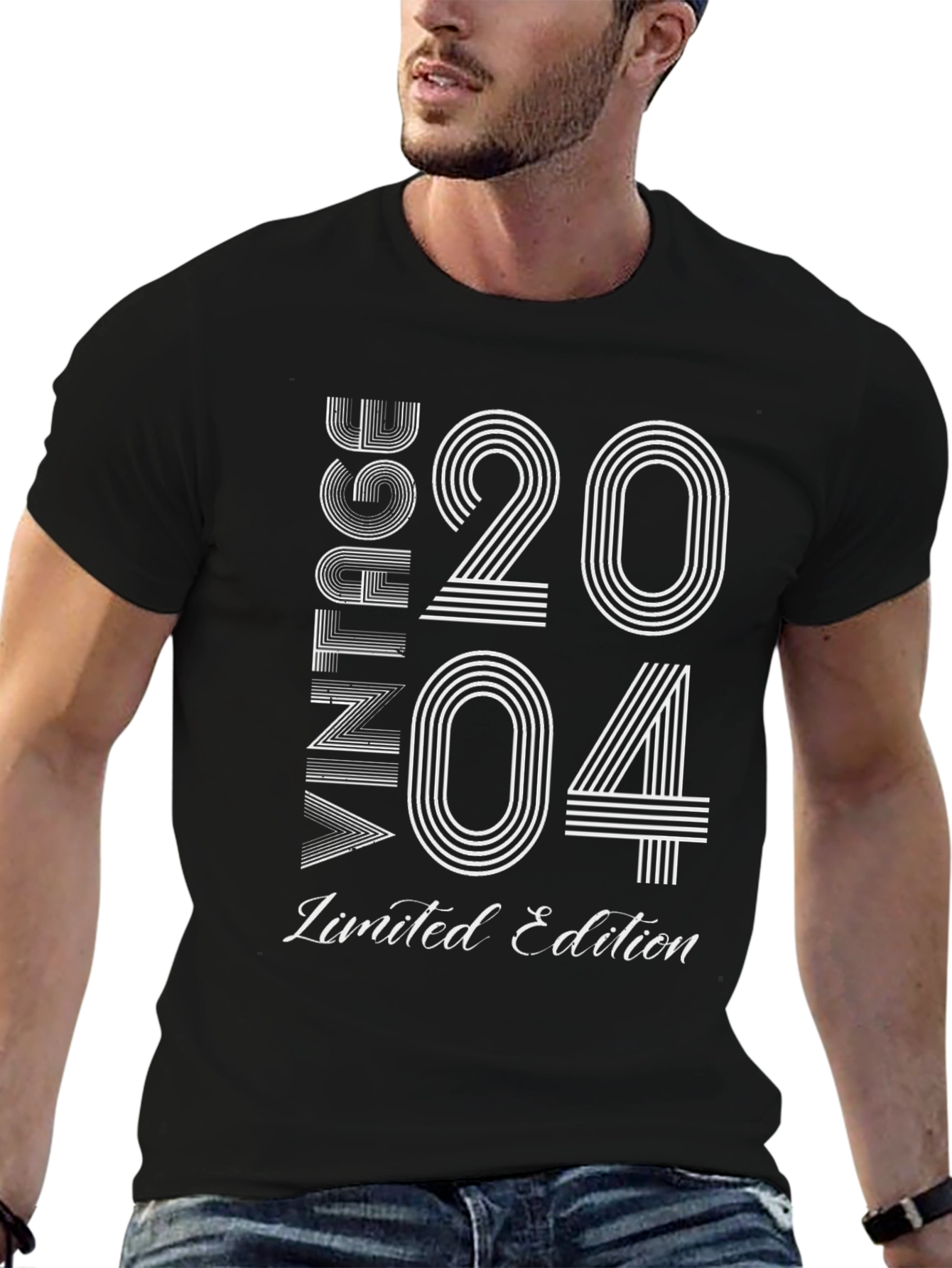 Vintage 2004 Limited Edition Birthday T-Shirt - 6