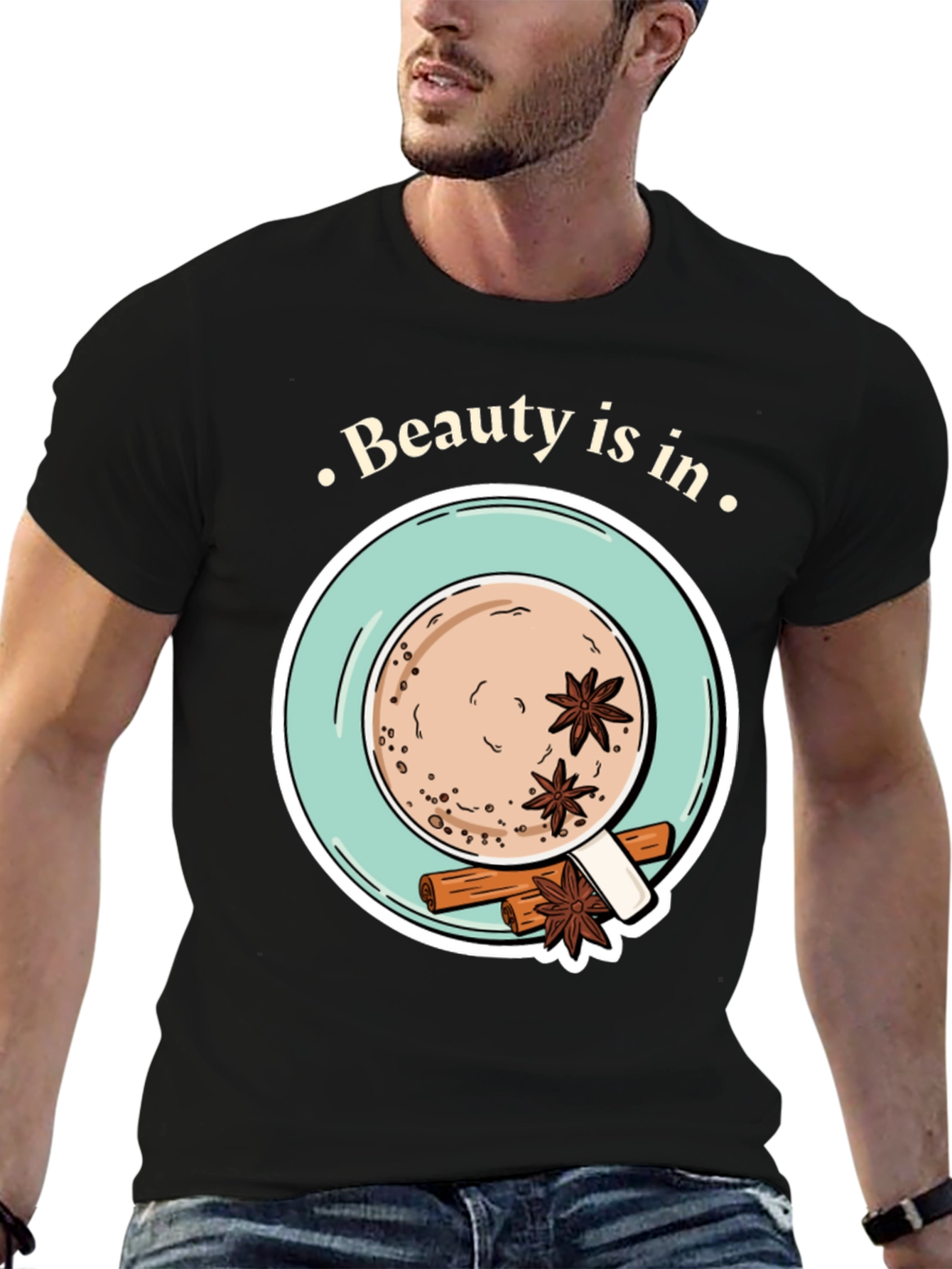 Beauty is in Chai T-Shirt - Unisex Soft Cotton Tee - 6