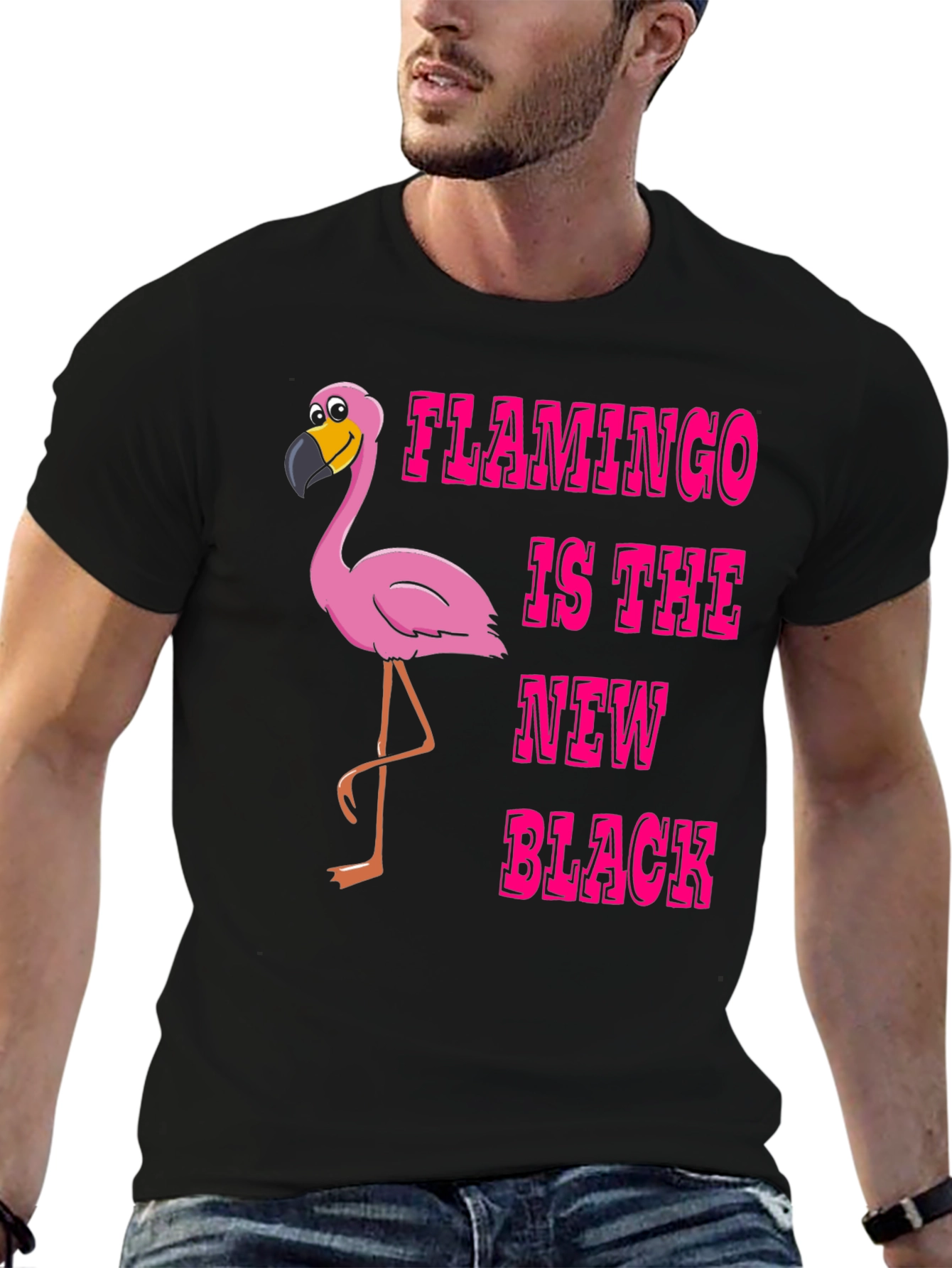 Black Flamingo is the New Black T-Shirt view 6