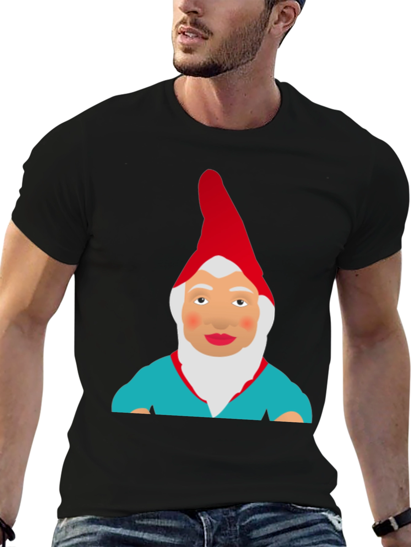 Black Gnome Graphic T-Shirt view 6