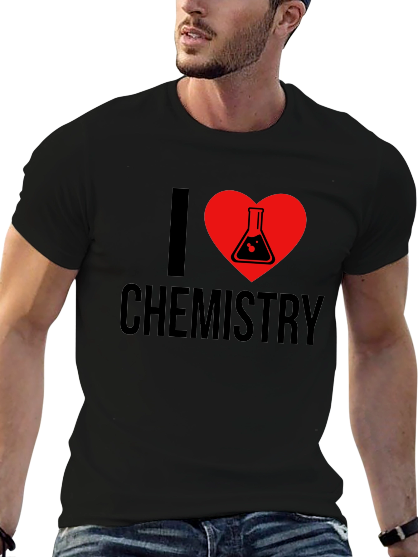 Black I Heart Chemistry Black T-Shirt view 6