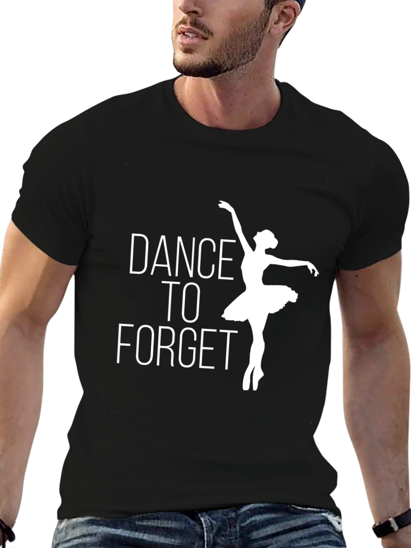 Black Dance to Forget Graphic T-Shirt view 6