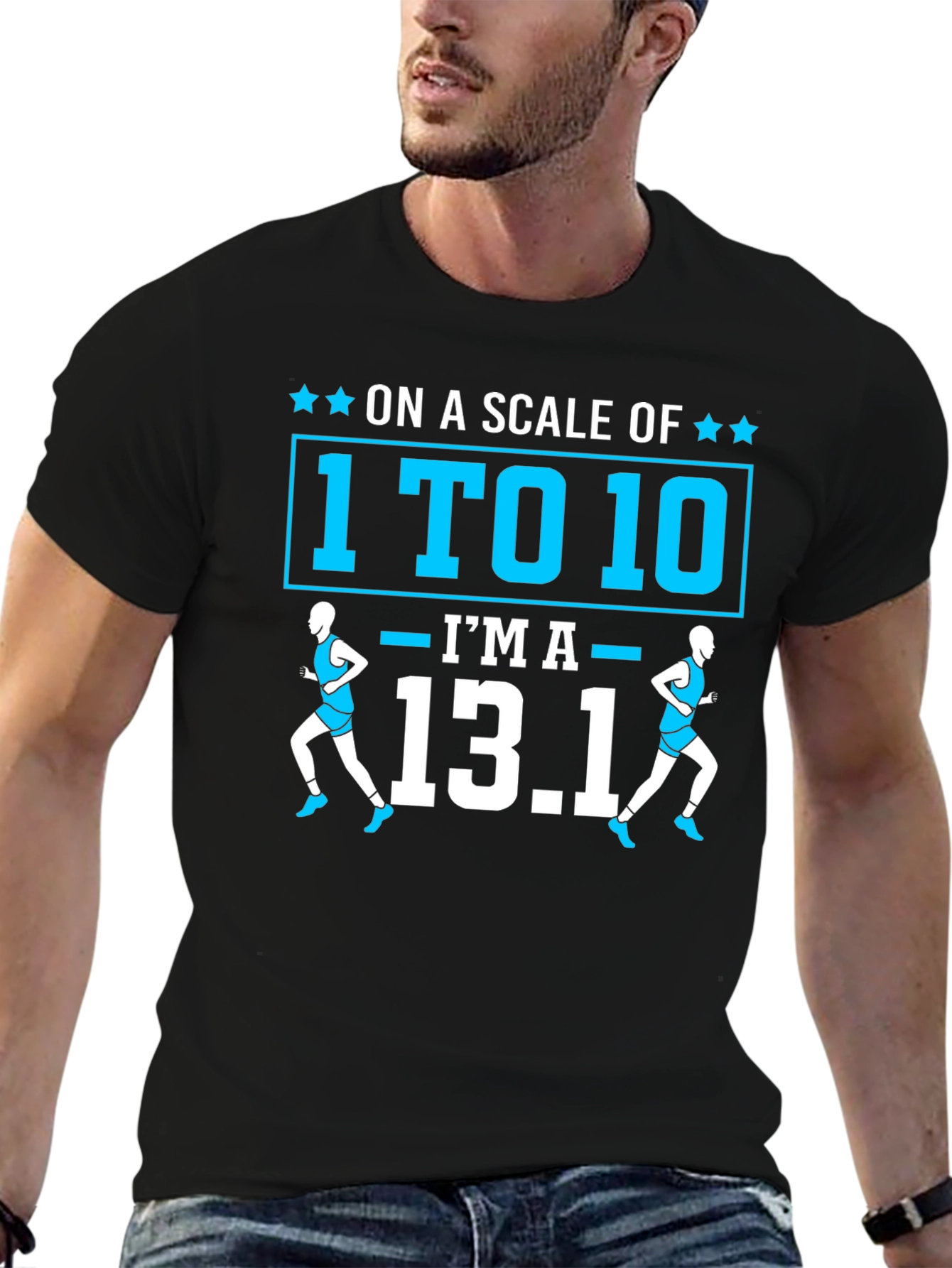 Black On a Scale of 1 to 10 I'm a 13.1 T-shirt view 6