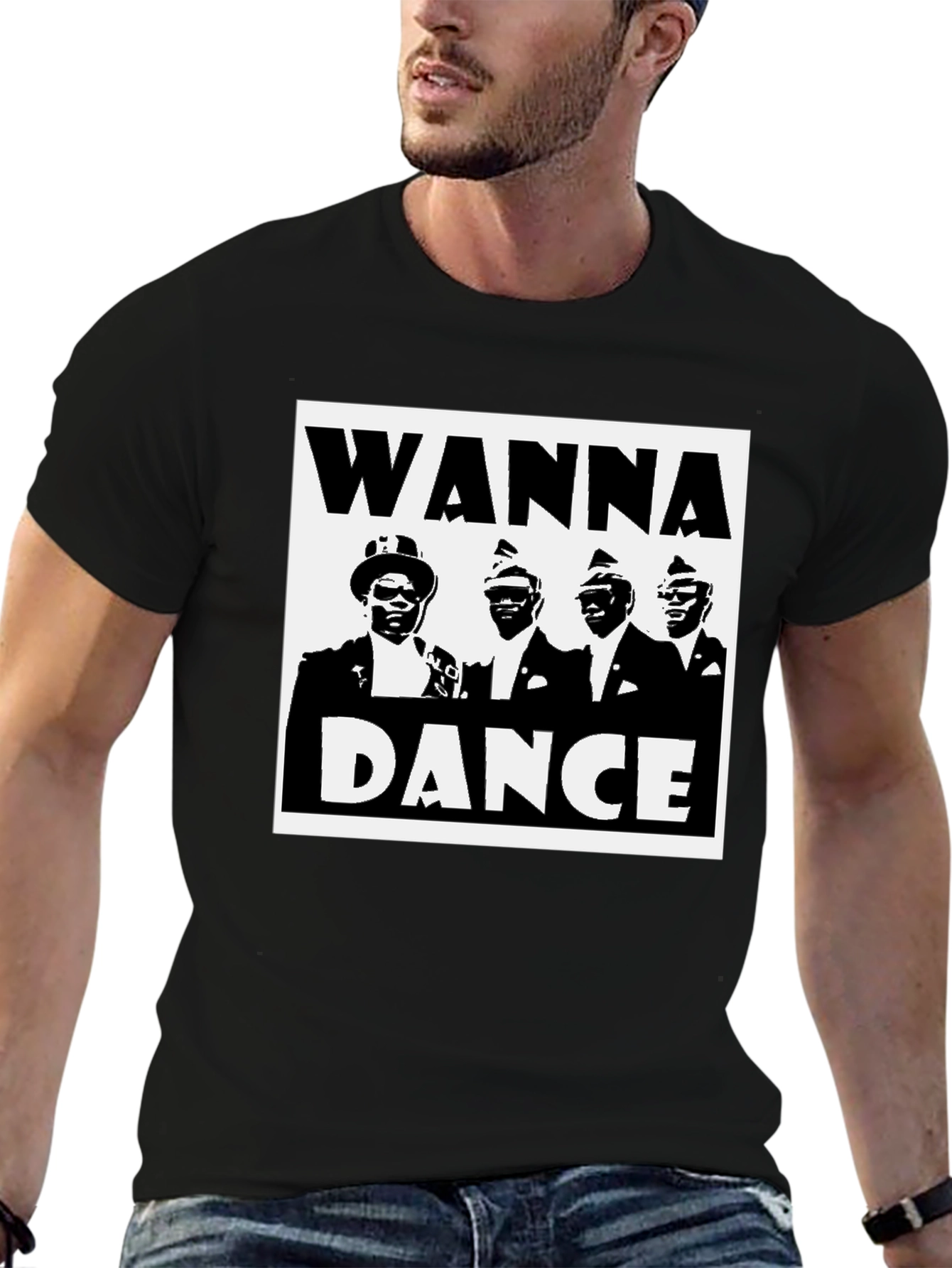 Black Wanna Dance T-Shirt - Ghana Dancing Pallbearers view 6