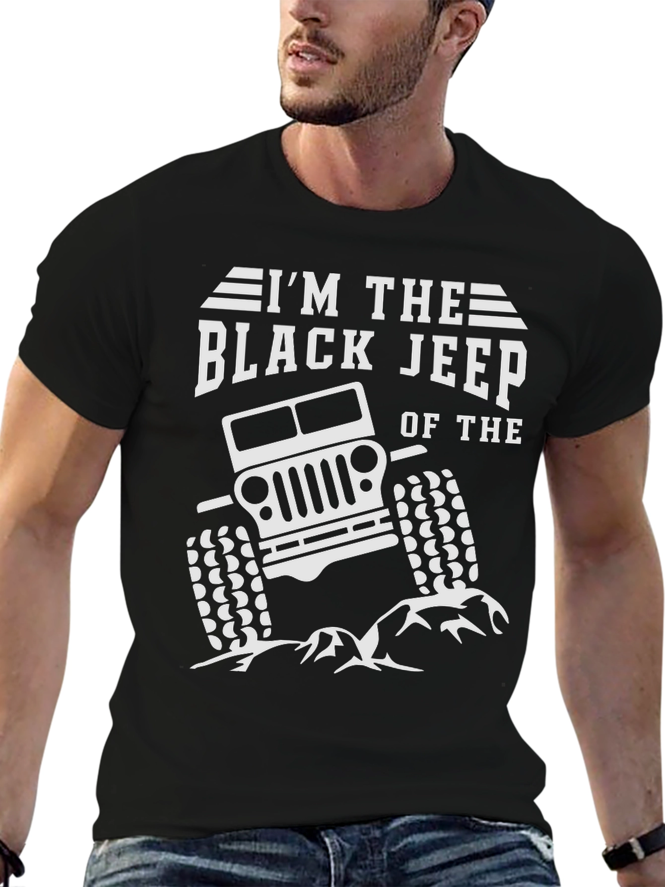 Black Black Jeep T-Shirt - Off-Road Adventure Tee view 6