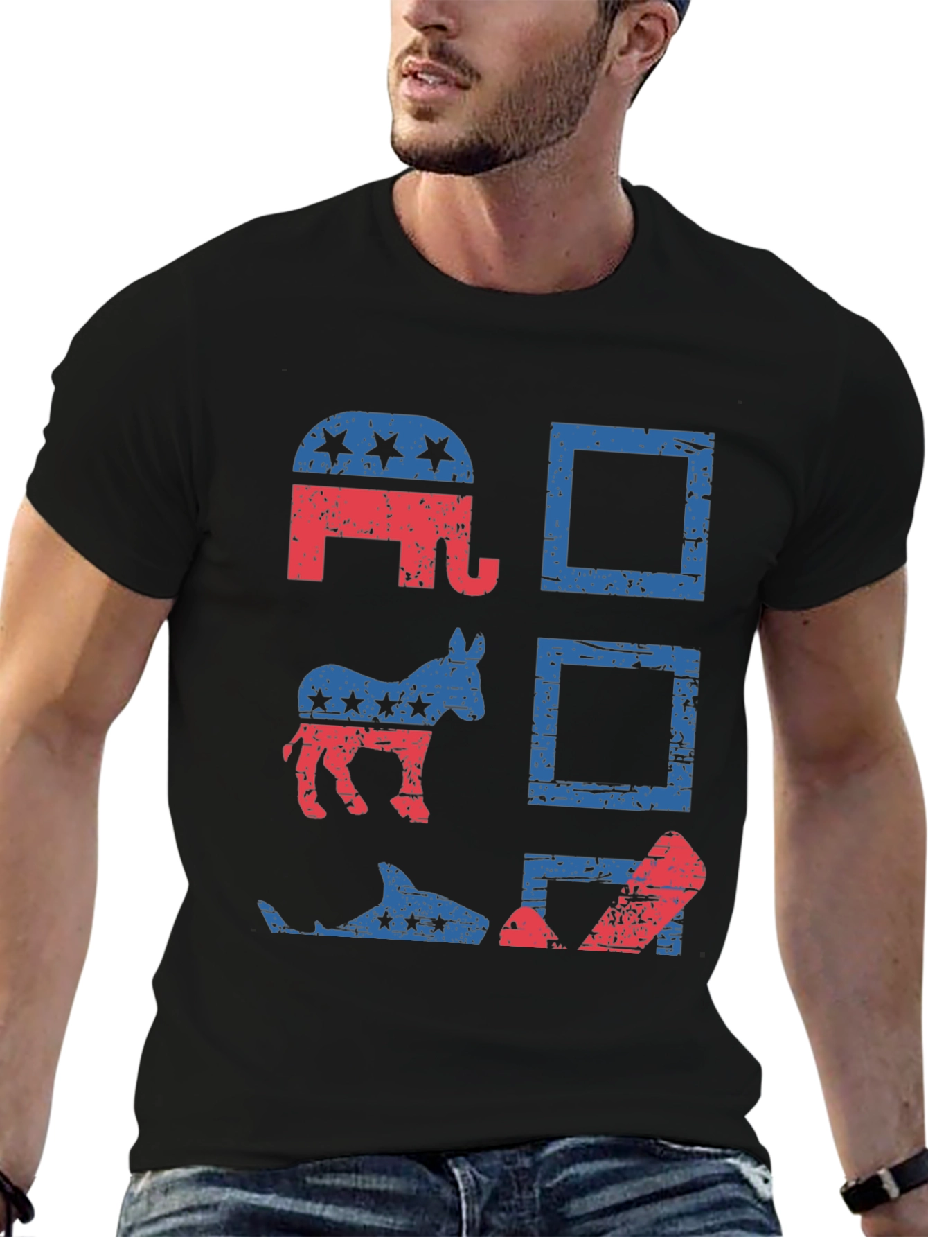 Black Political Punditry Graphic Tee view 6