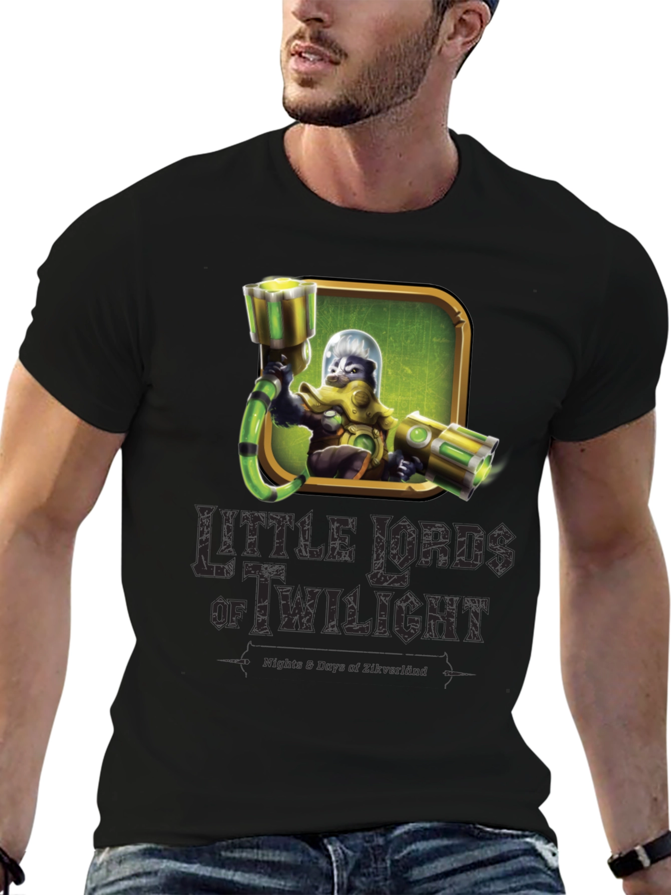 Black Little Lords of Twilight Graphic Tee view 6