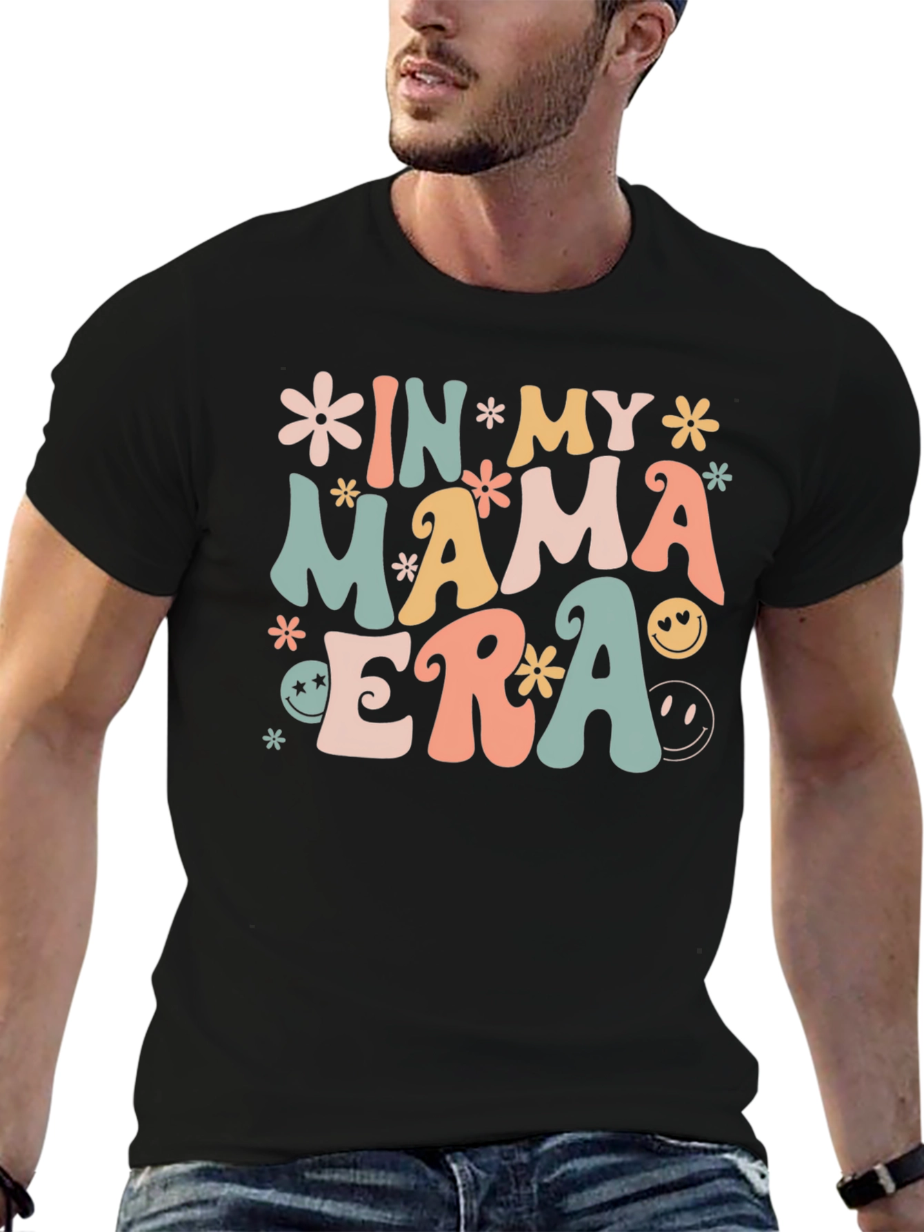 Black In My Mama Era Graphic T-Shirt view 6