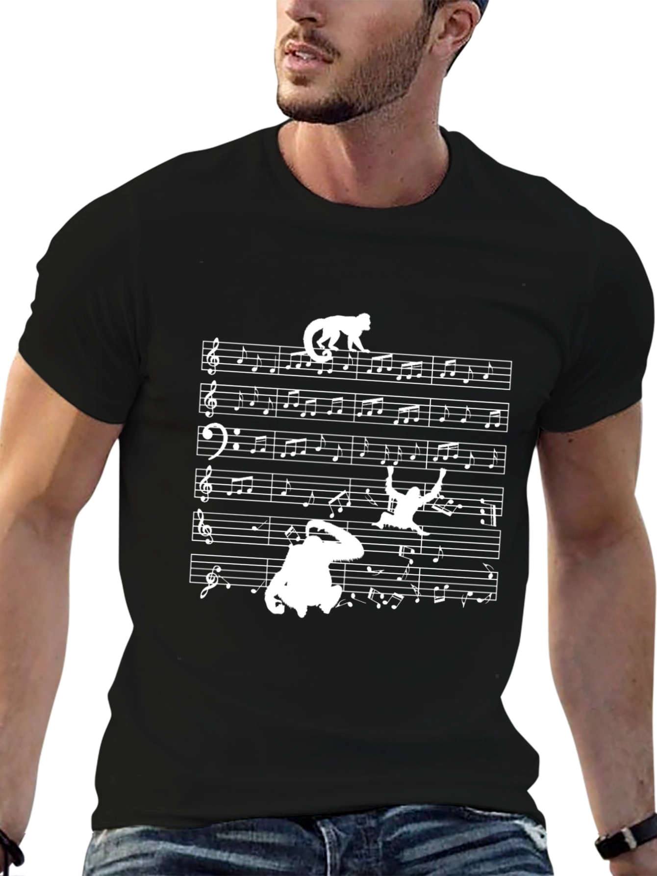 Black Monkey Music Graphic Tee view 6
