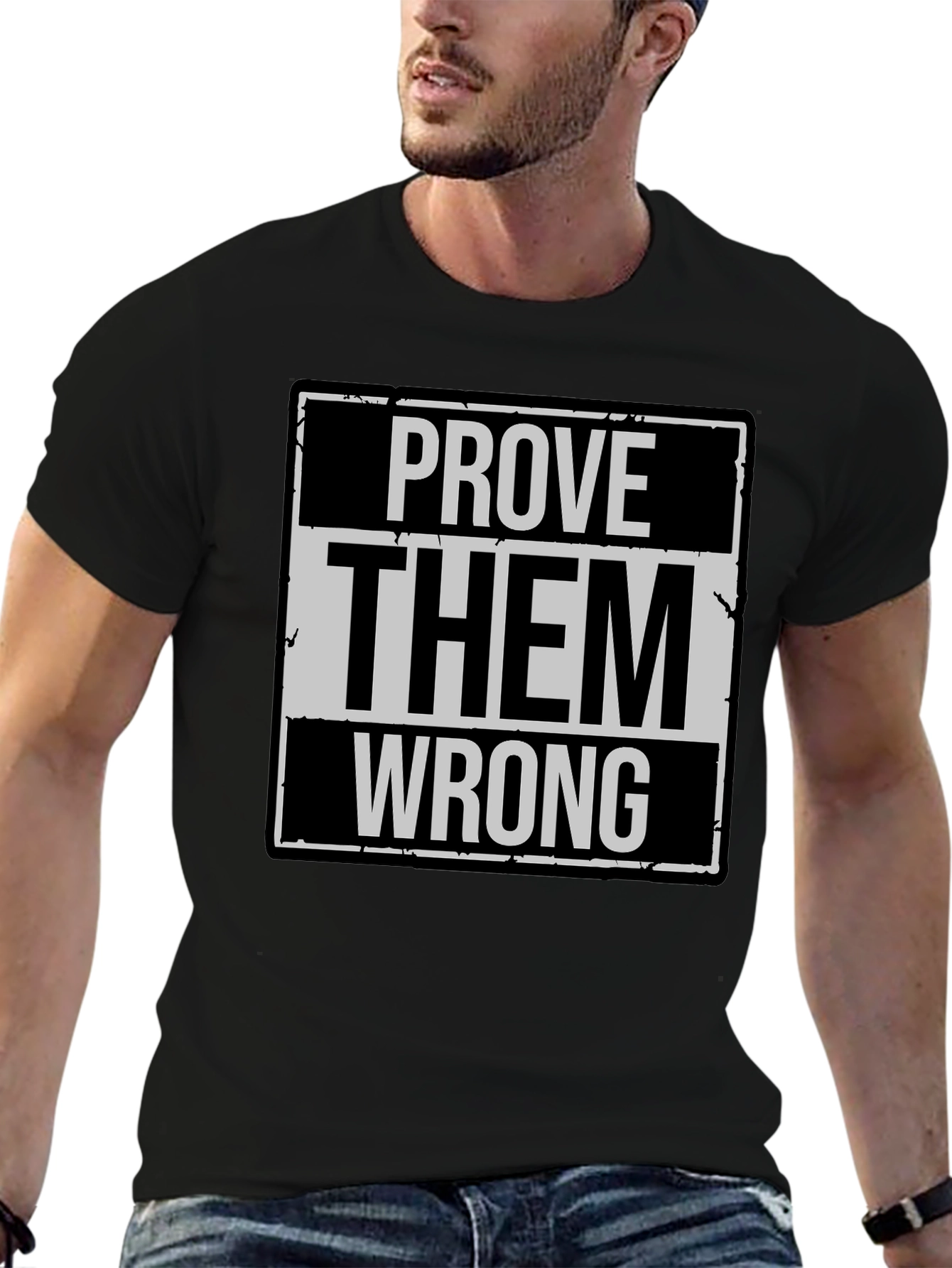 Black Prove Them Wrong Graphic T-Shirt view 6