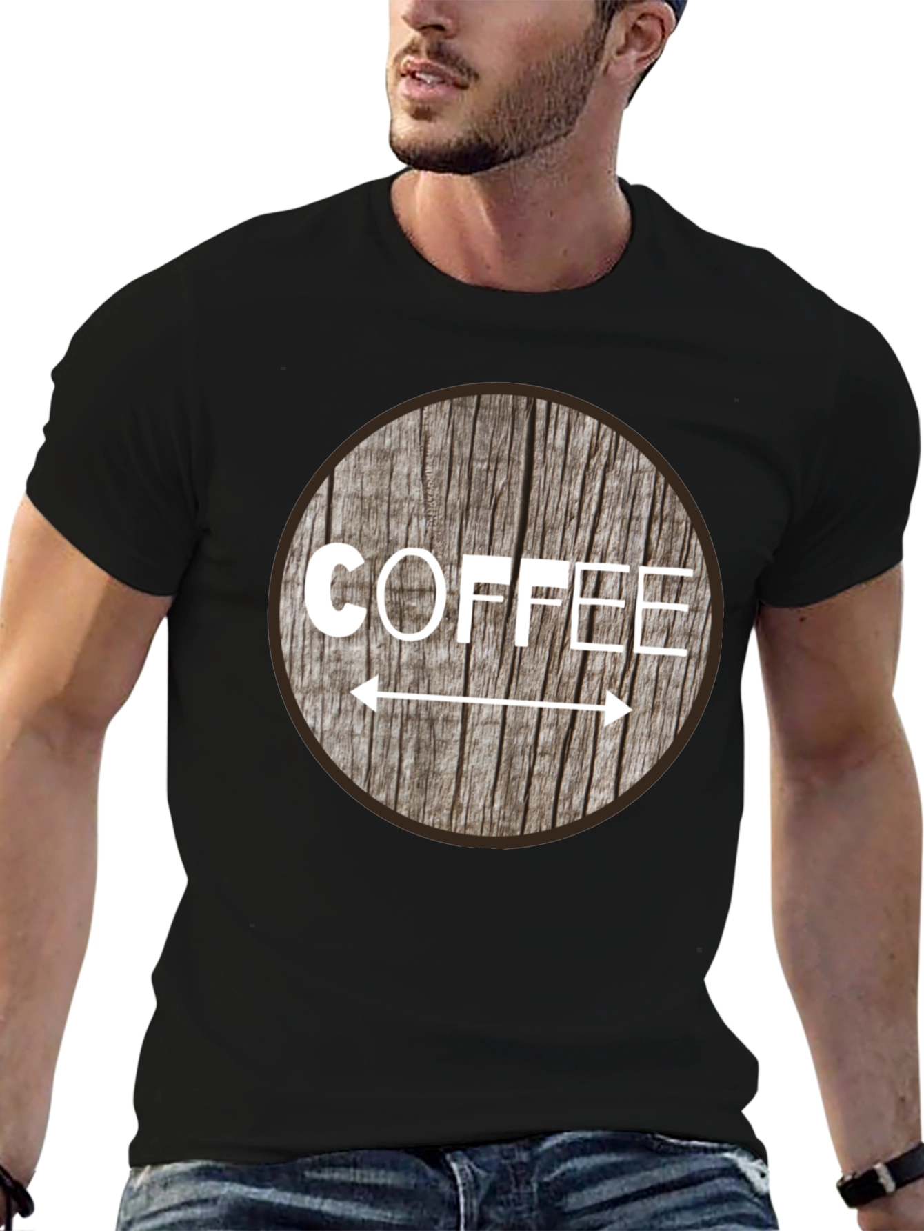 Black Coffee Direction T-Shirt view 6