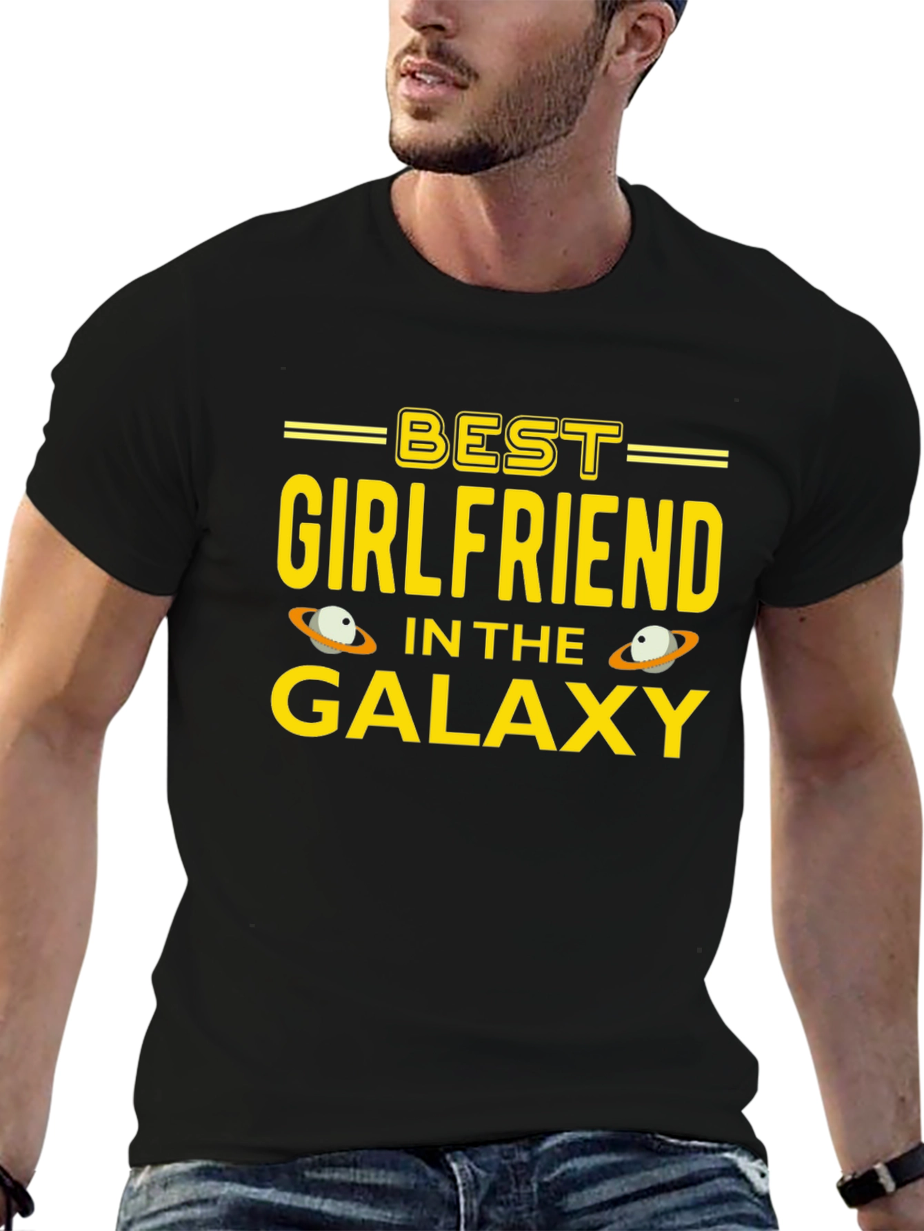 Best Girlfriend in the Galaxy Graphic Tee - 6