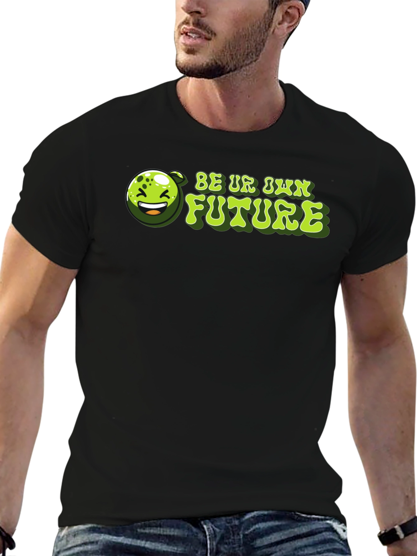 Black Be Ur Own Future T-Shirt view 6