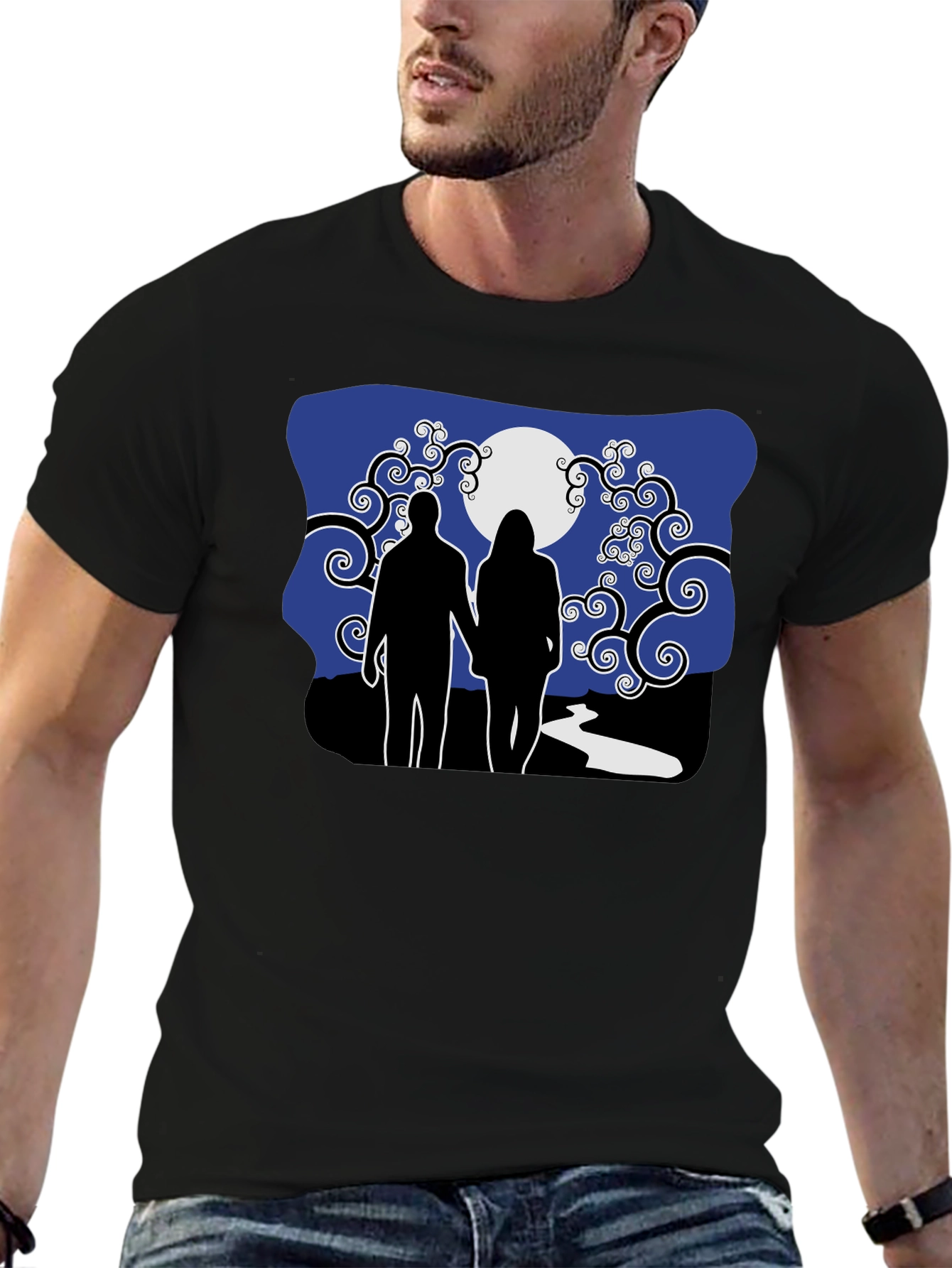 Romantic Moonlit Walk T-Shirt - 6