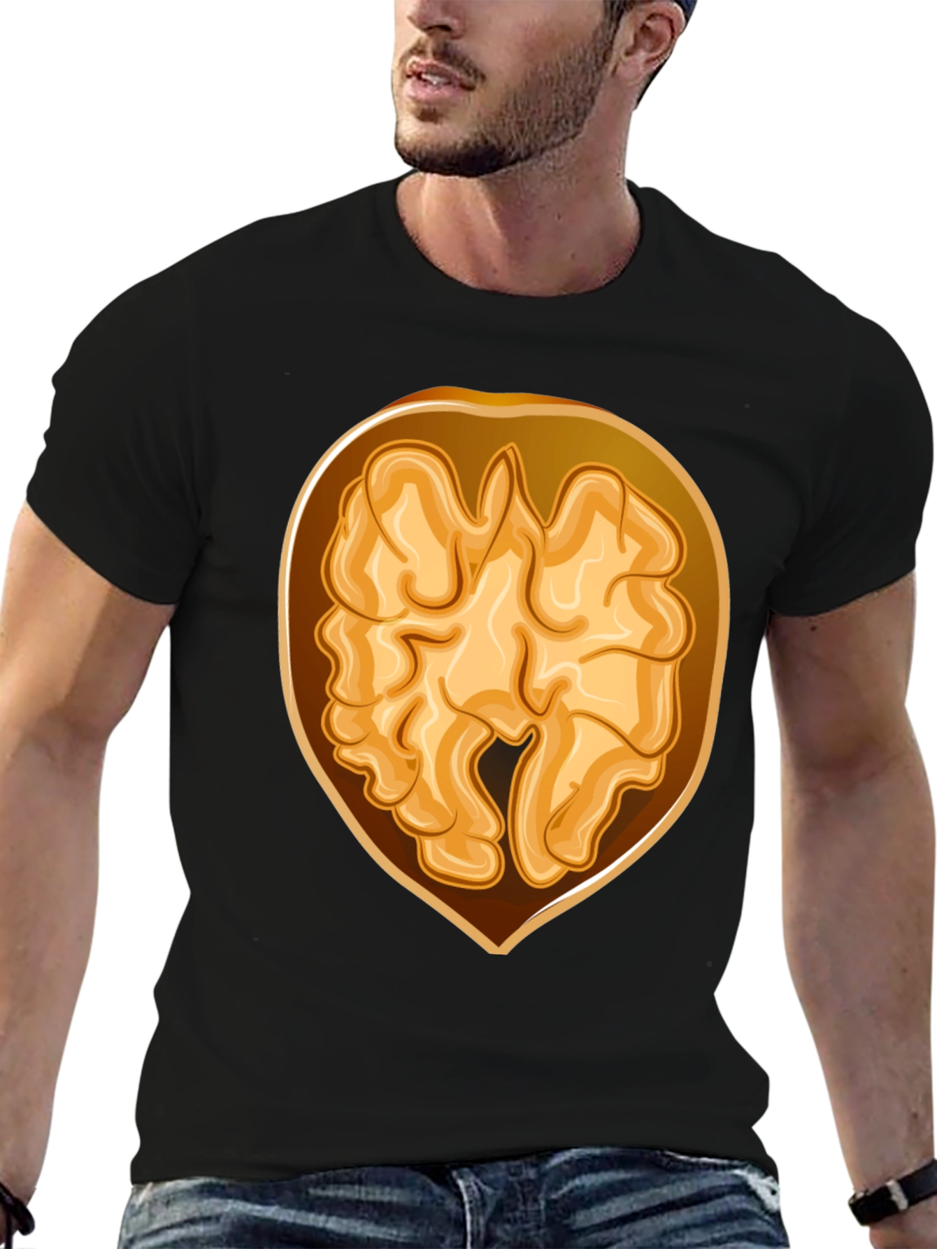 Black Walnut Graphic T-Shirt - Nutty Humor Tee view 6