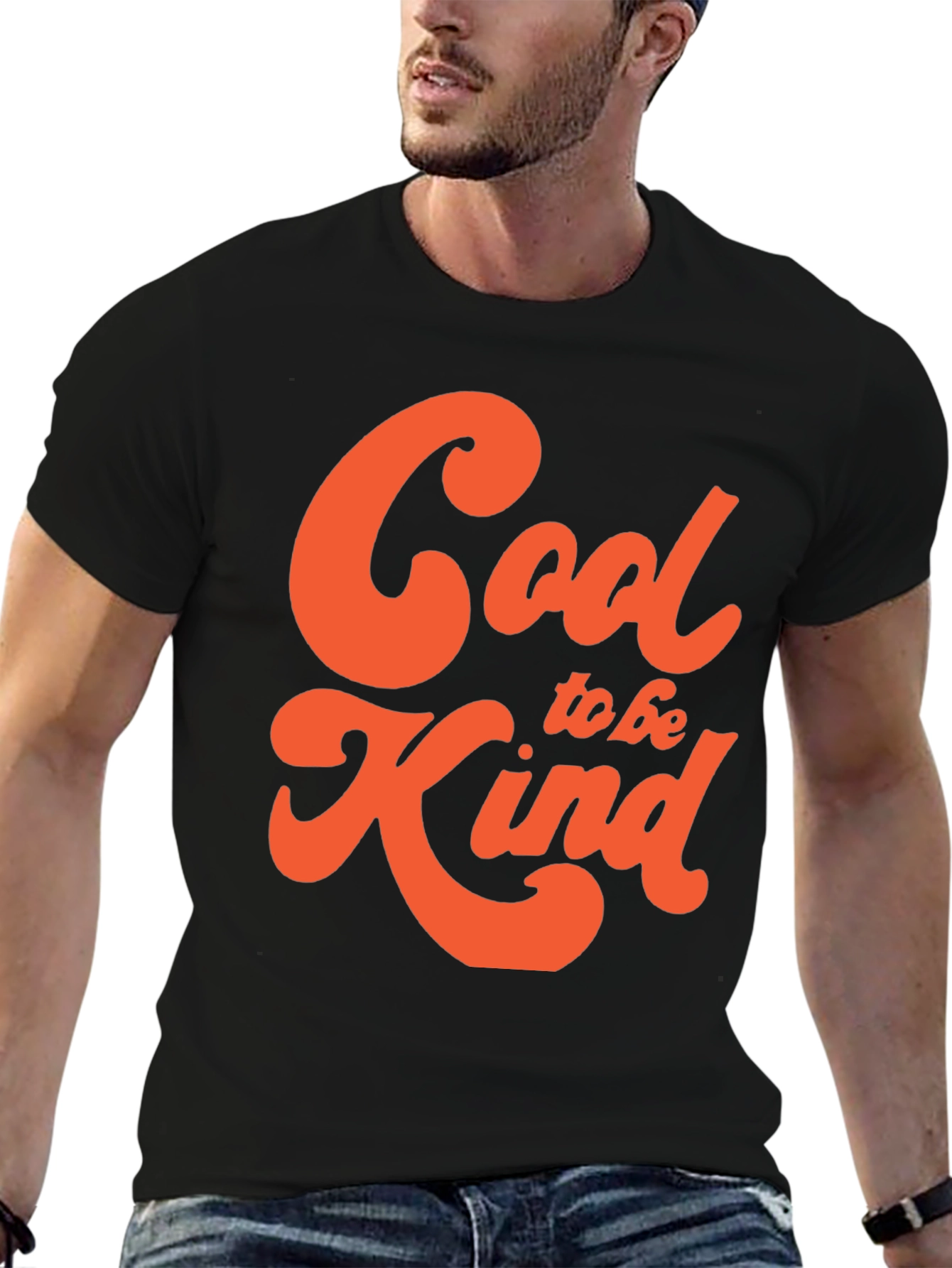 Black Cool to be Kind Graphic Tee - Black view 6