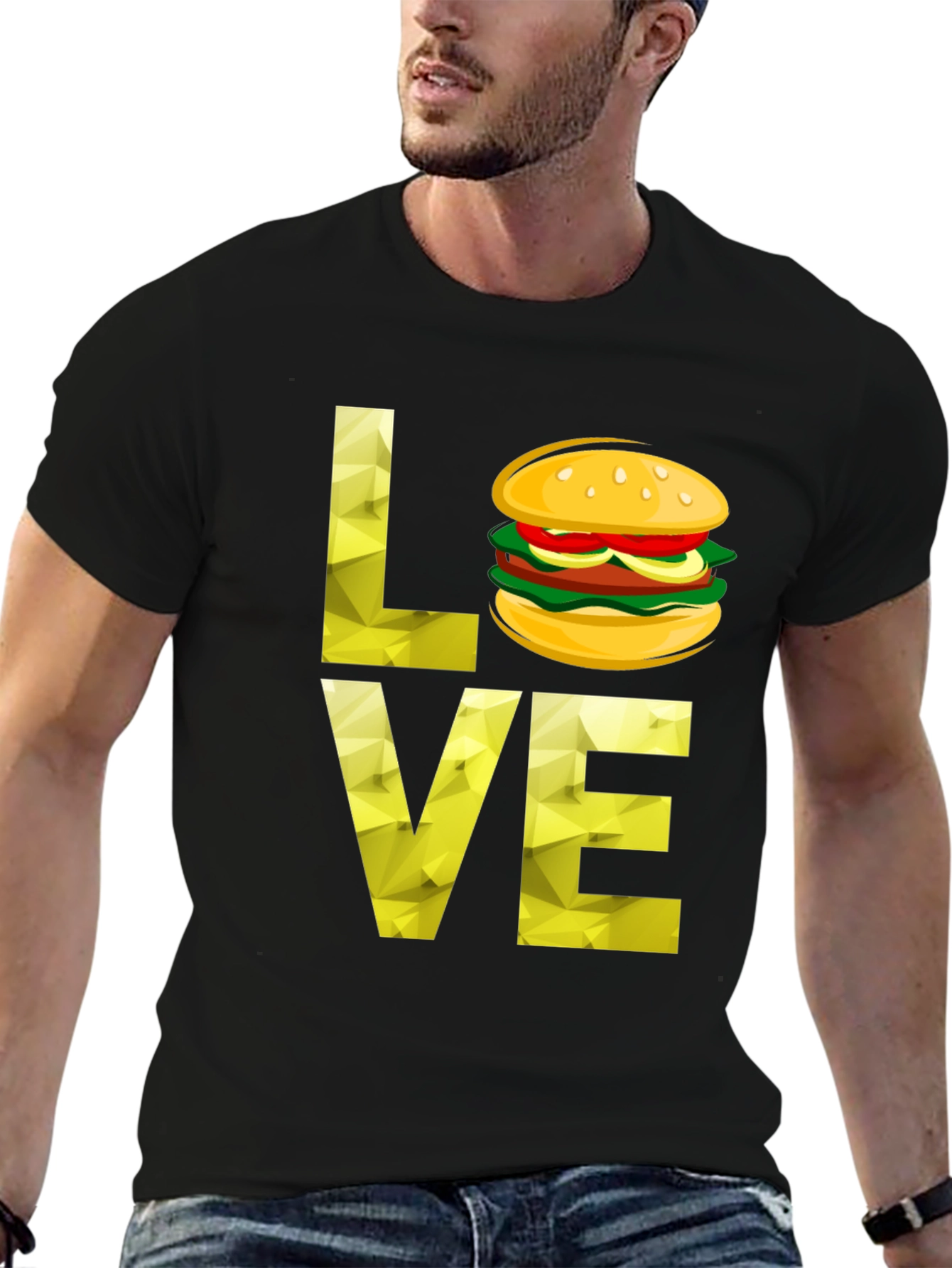 Love Burger T-Shirt - Unique Graphic Tee - 6